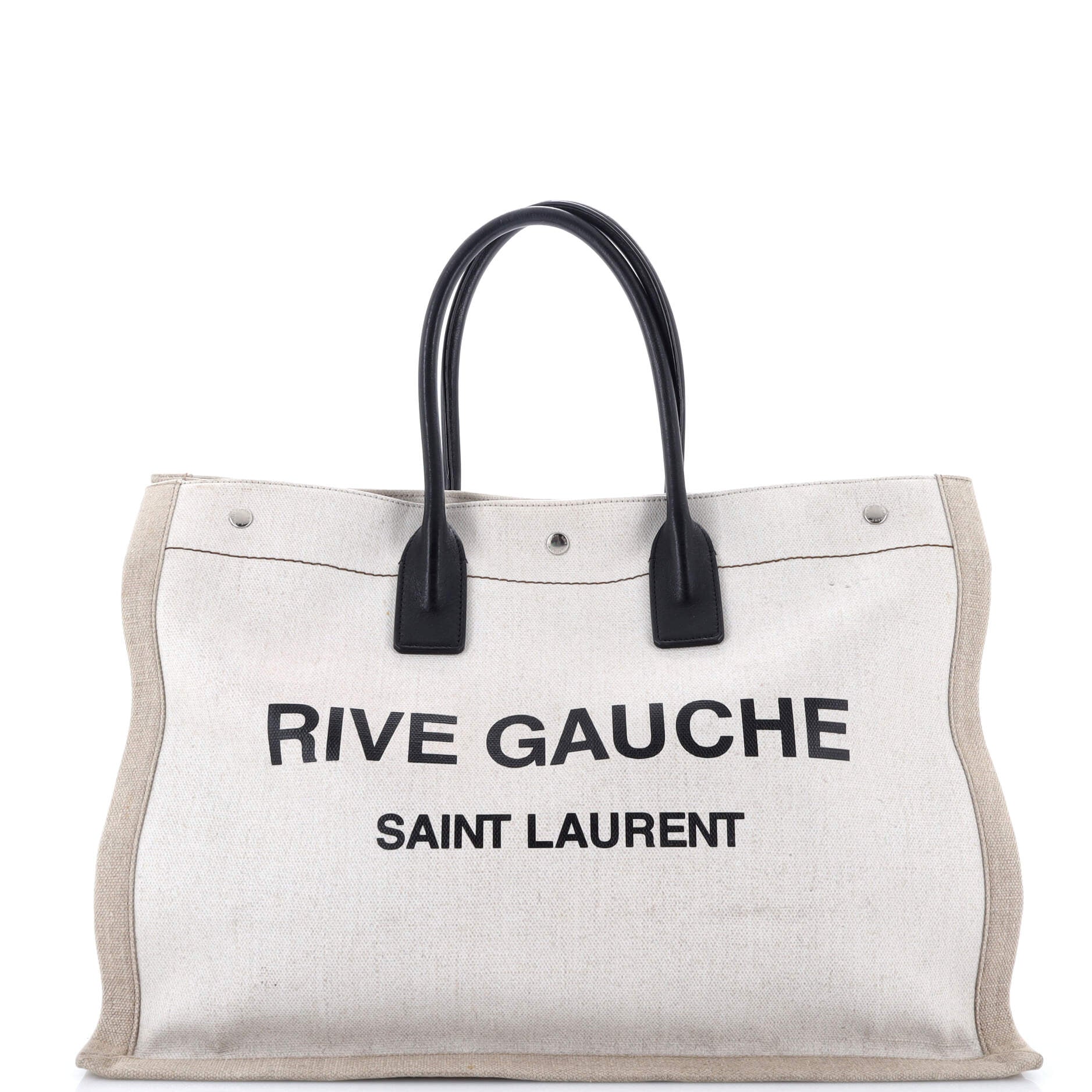 Rive Gauche Shopper Tote Canvas Large