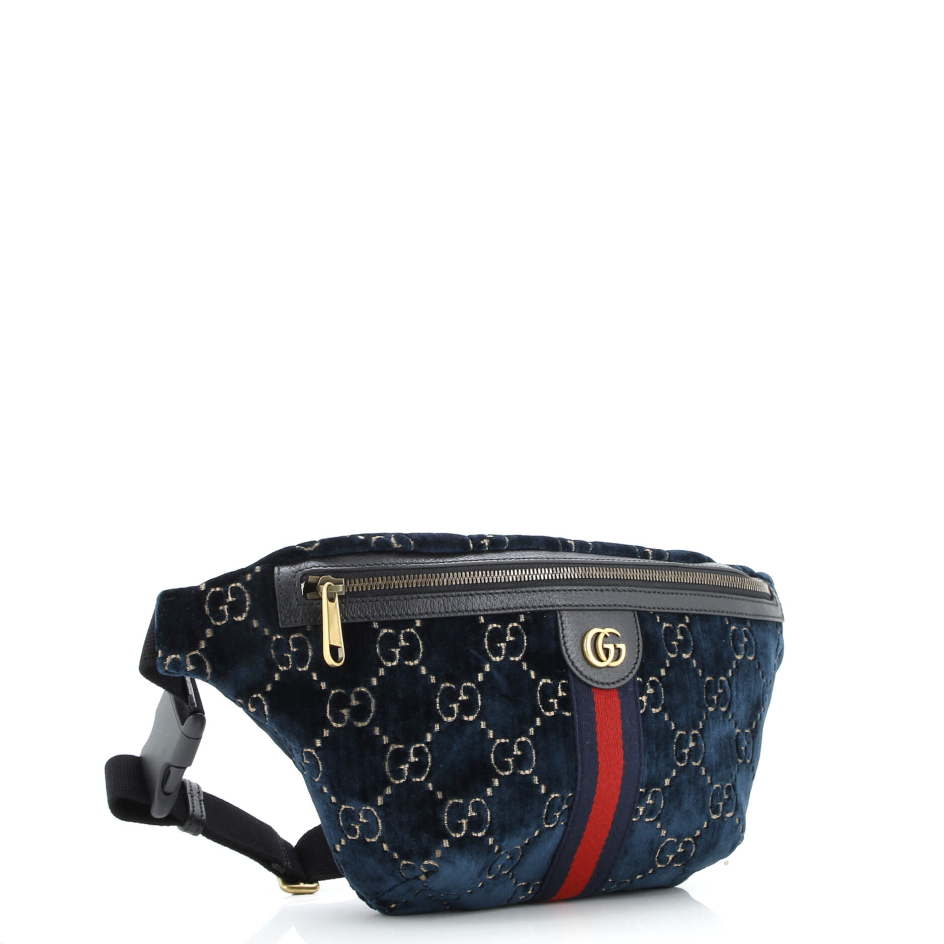 Ophidia Zip Belt Bag GG Velvet