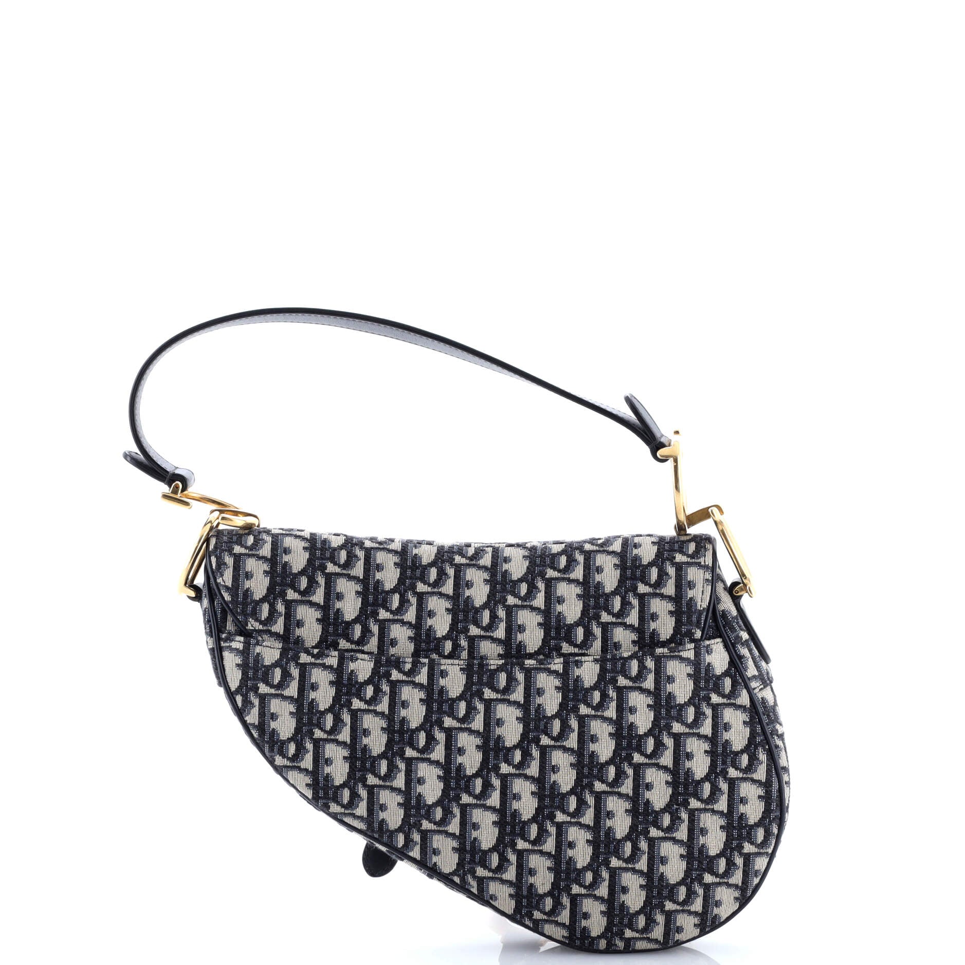 Saddle Handbag Oblique Canvas Mini