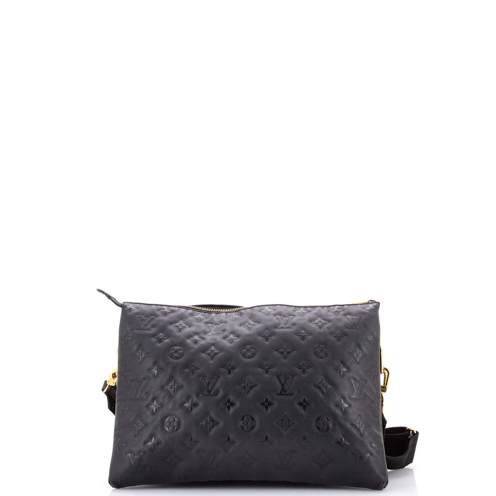Coussin Bag Monogram Embossed Lambskin MM
