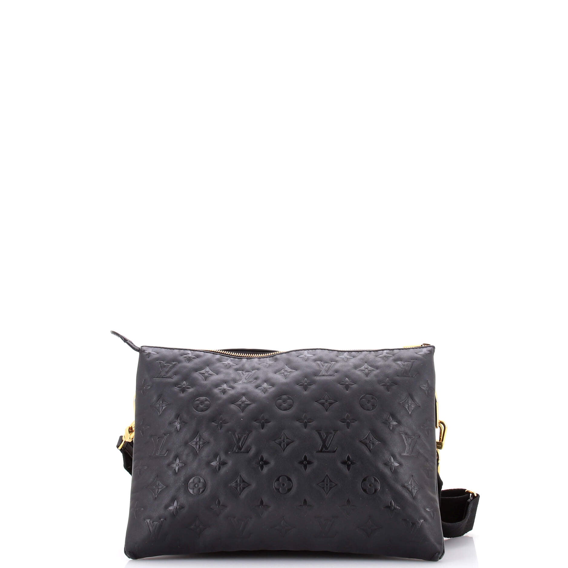Coussin Bag Monogram Embossed Lambskin MM