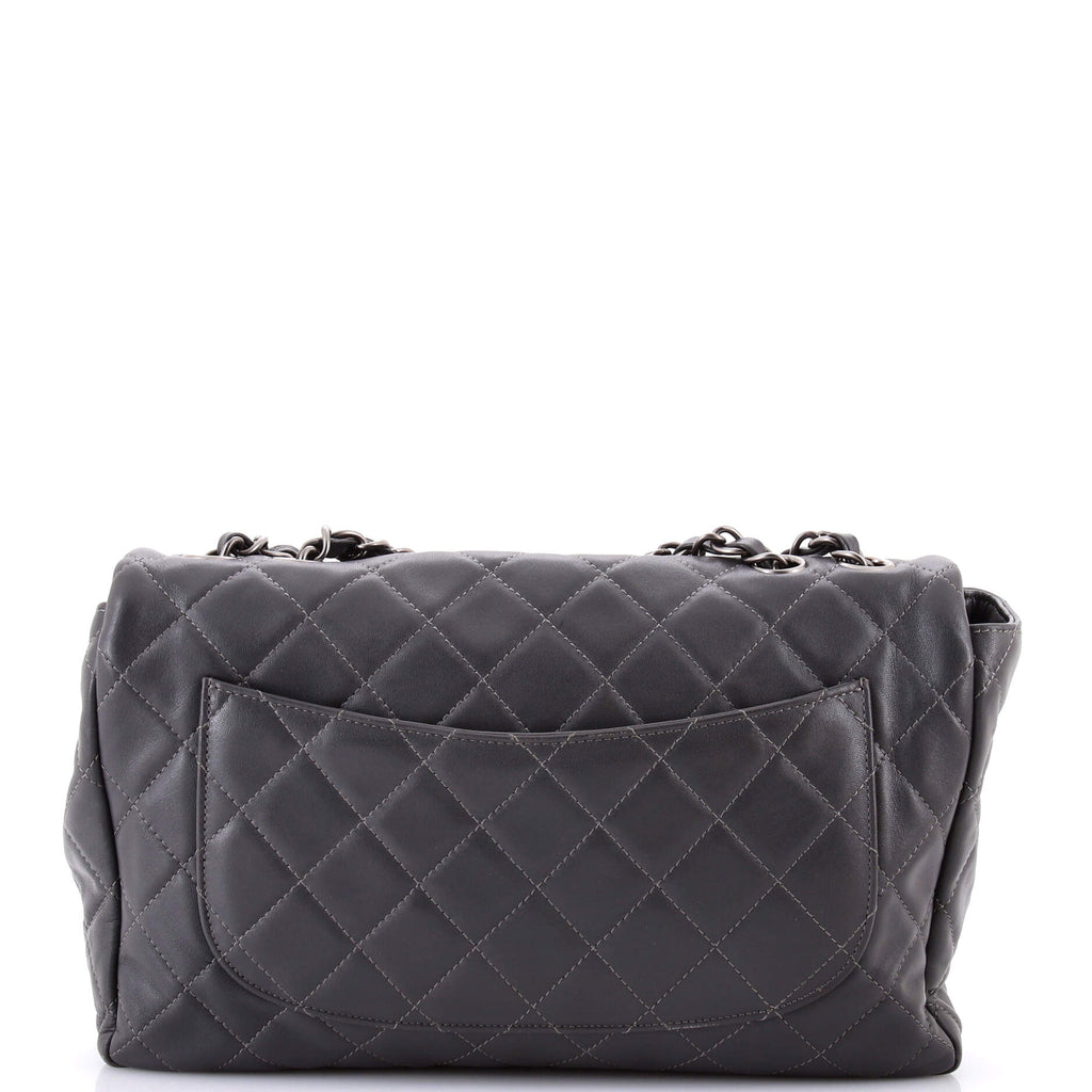 Classic Single Flap Bag Quilted Lambskin Jumbo
