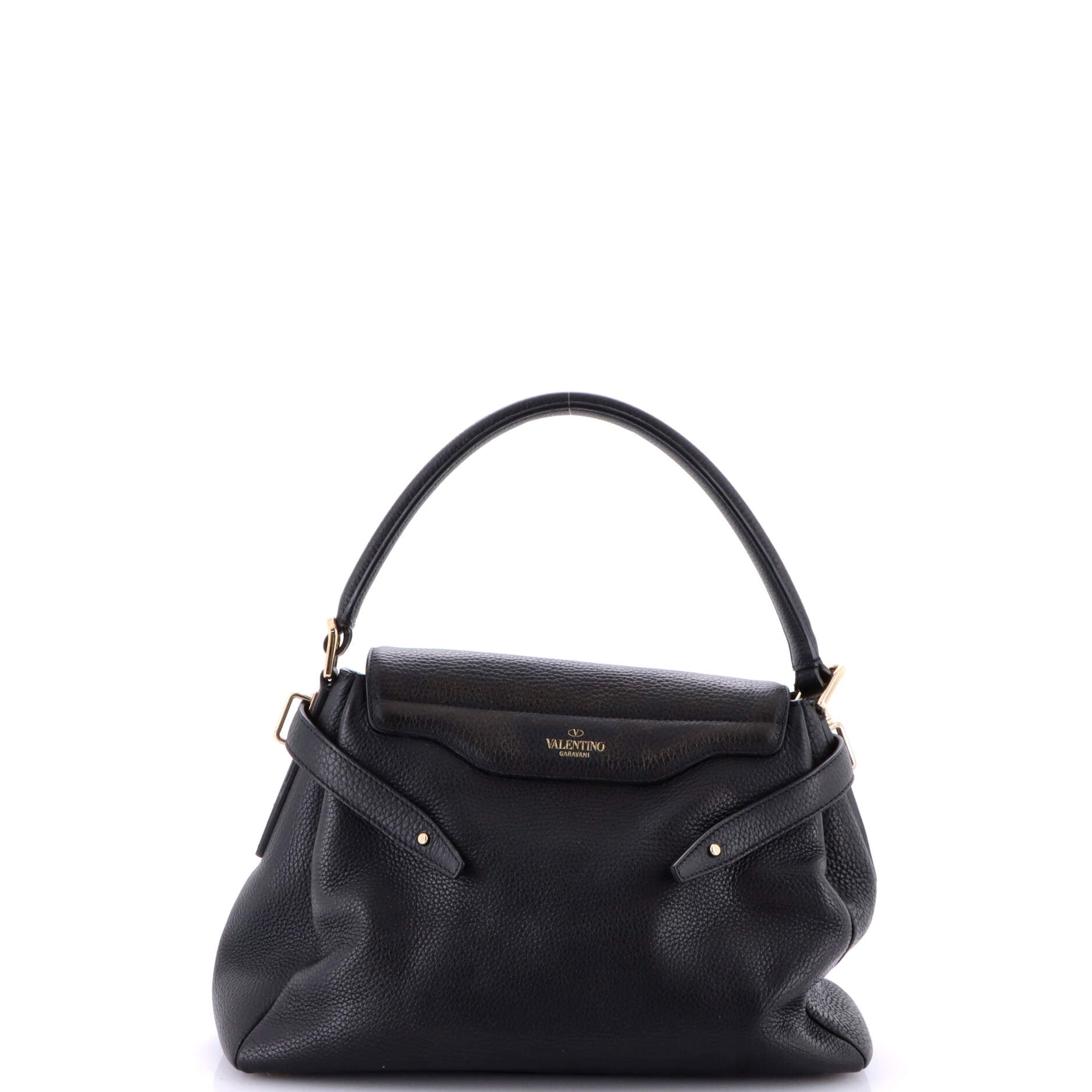 Twiny Convertible Top Handle Bag Leather Medium