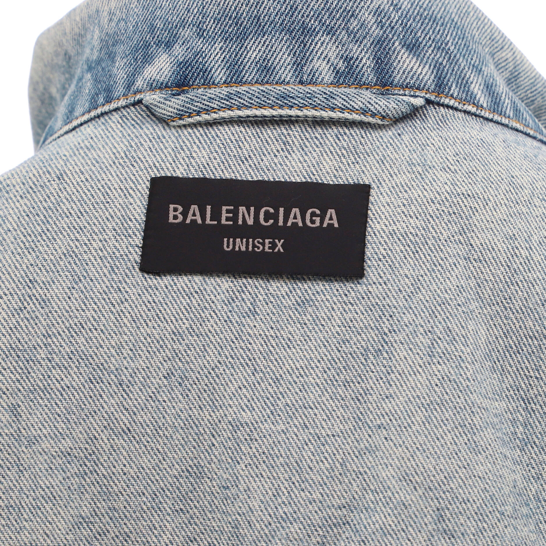 Logo Oversized Jacket Denim