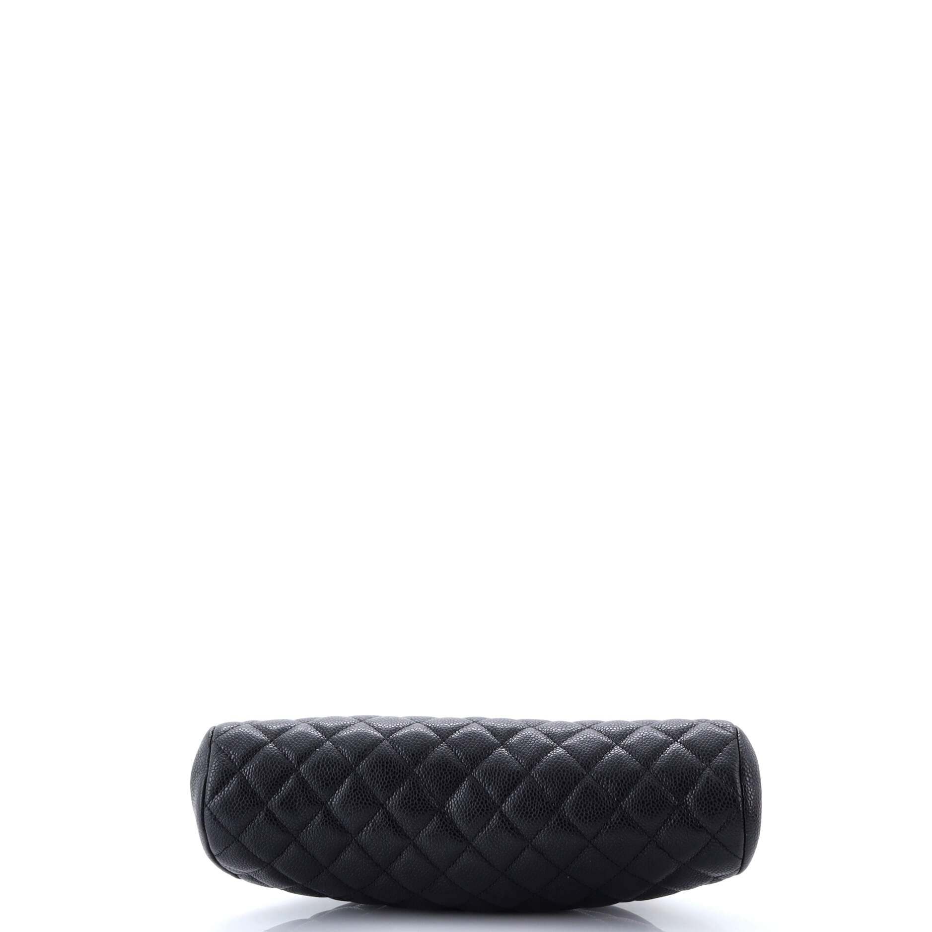 Timeless Clutch Quilted Caviar