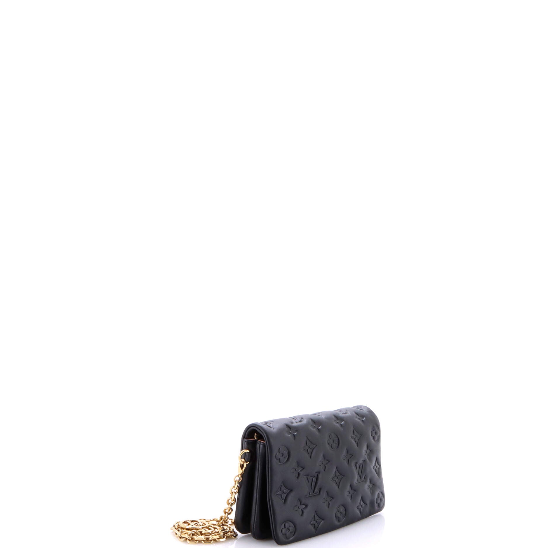 Coussin Pochette Monogram Embossed Lambskin