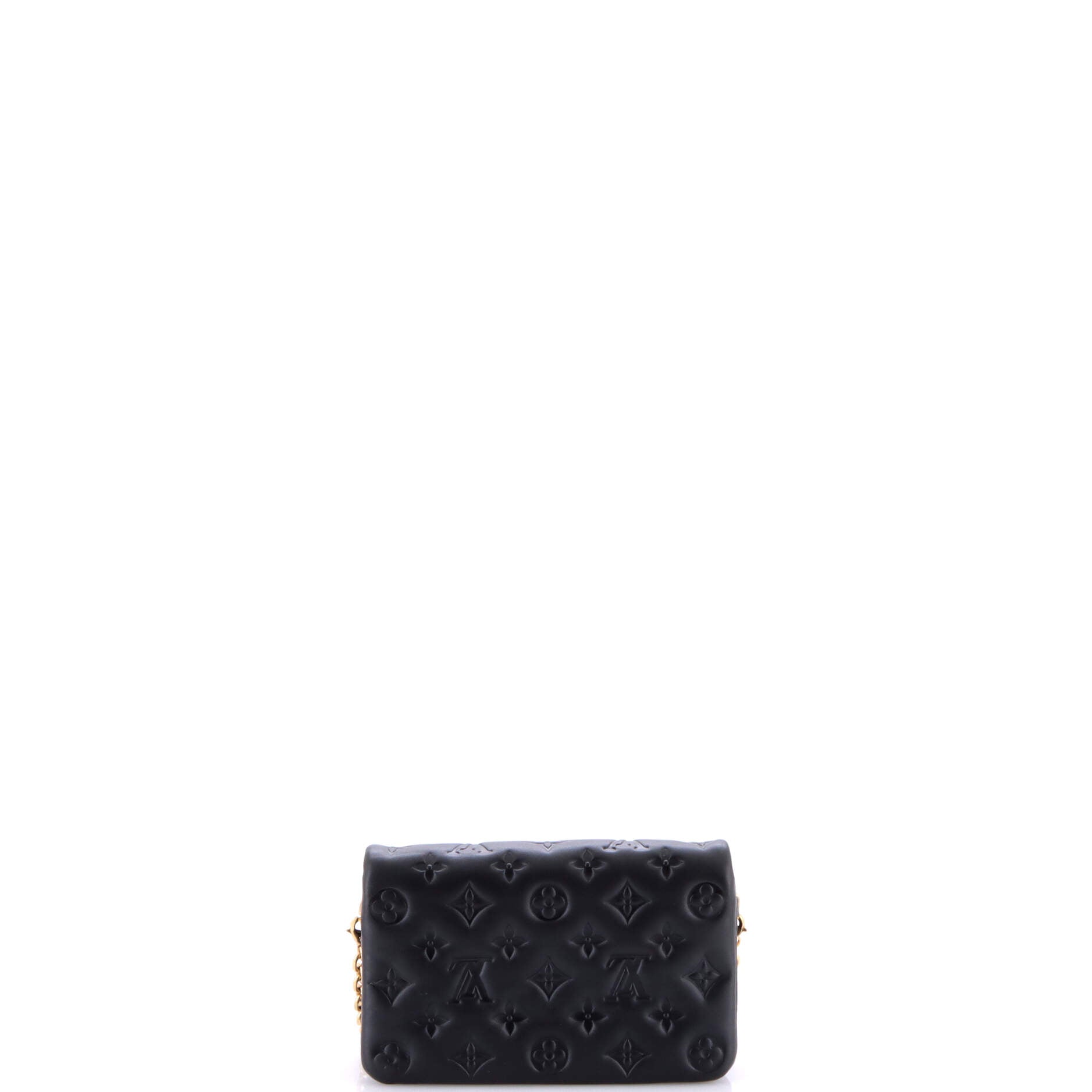 Coussin Pochette Monogram Embossed Lambskin