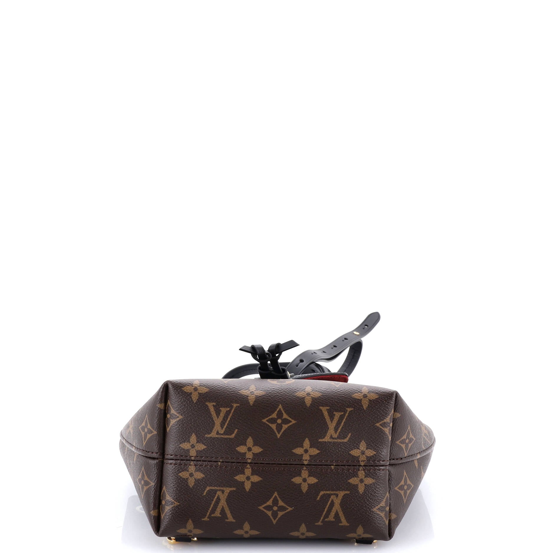 Montsouris NM Backpack Monogram Canvas with Leather BB