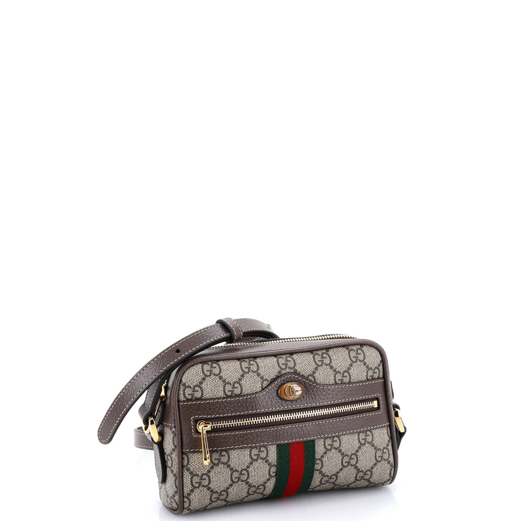 Ophidia Shoulder Bag GG Coated Canvas Mini