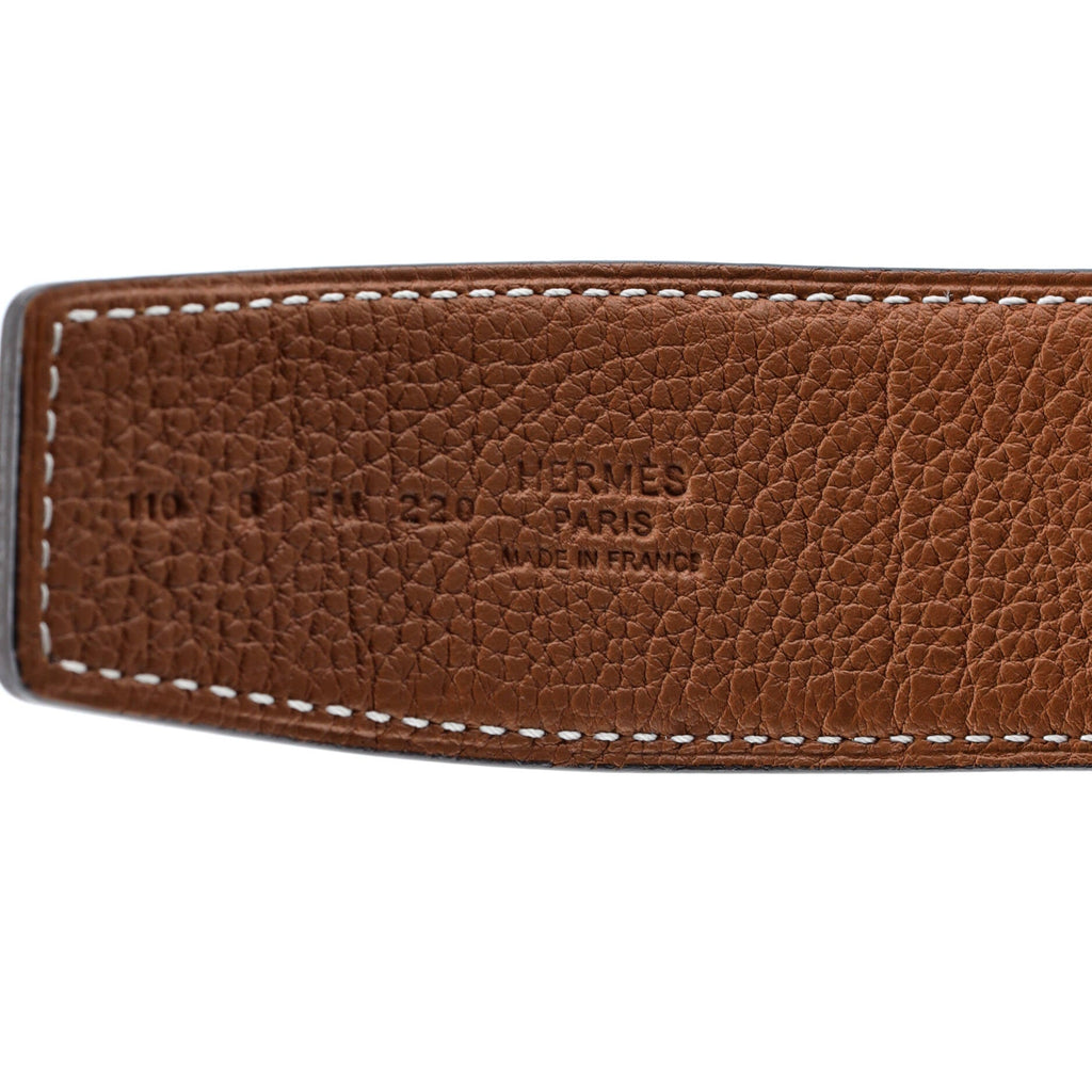 H D'Ancre Reversible Belt Leather Medium 110