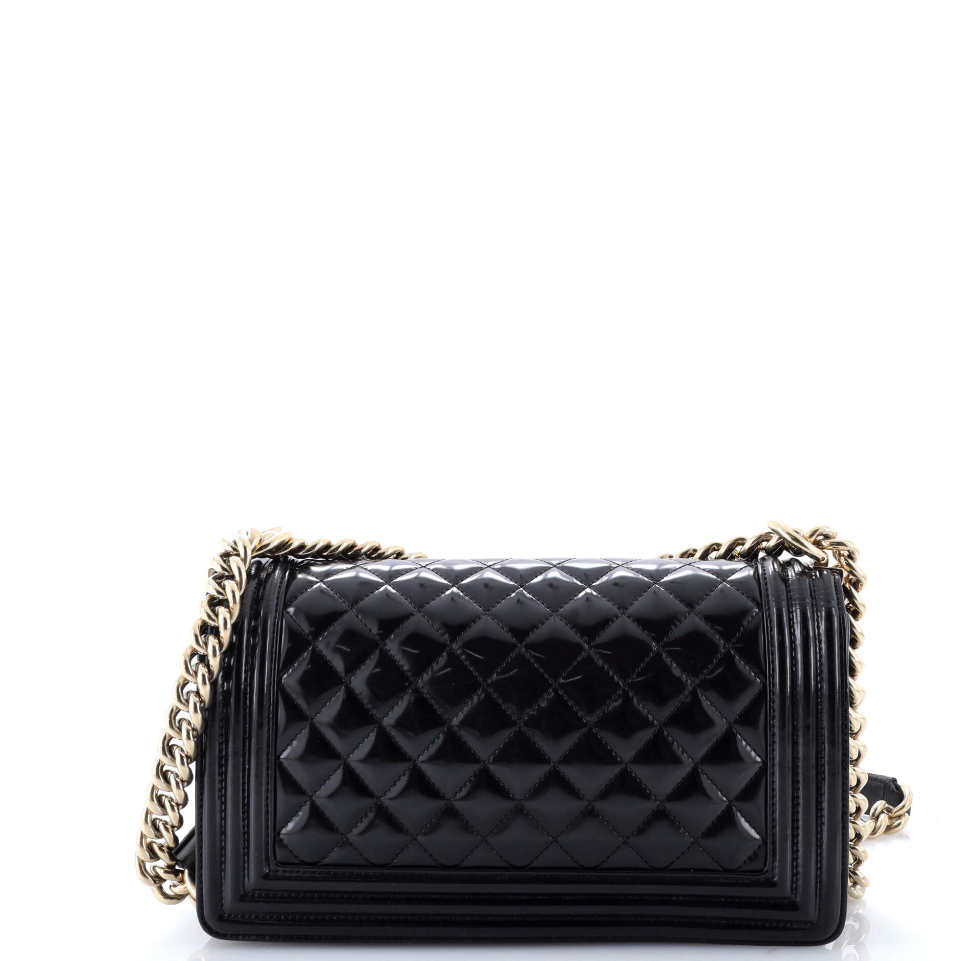 Boy Flap Bag Quilted Iridescent Glazed Calfskin Old Medium