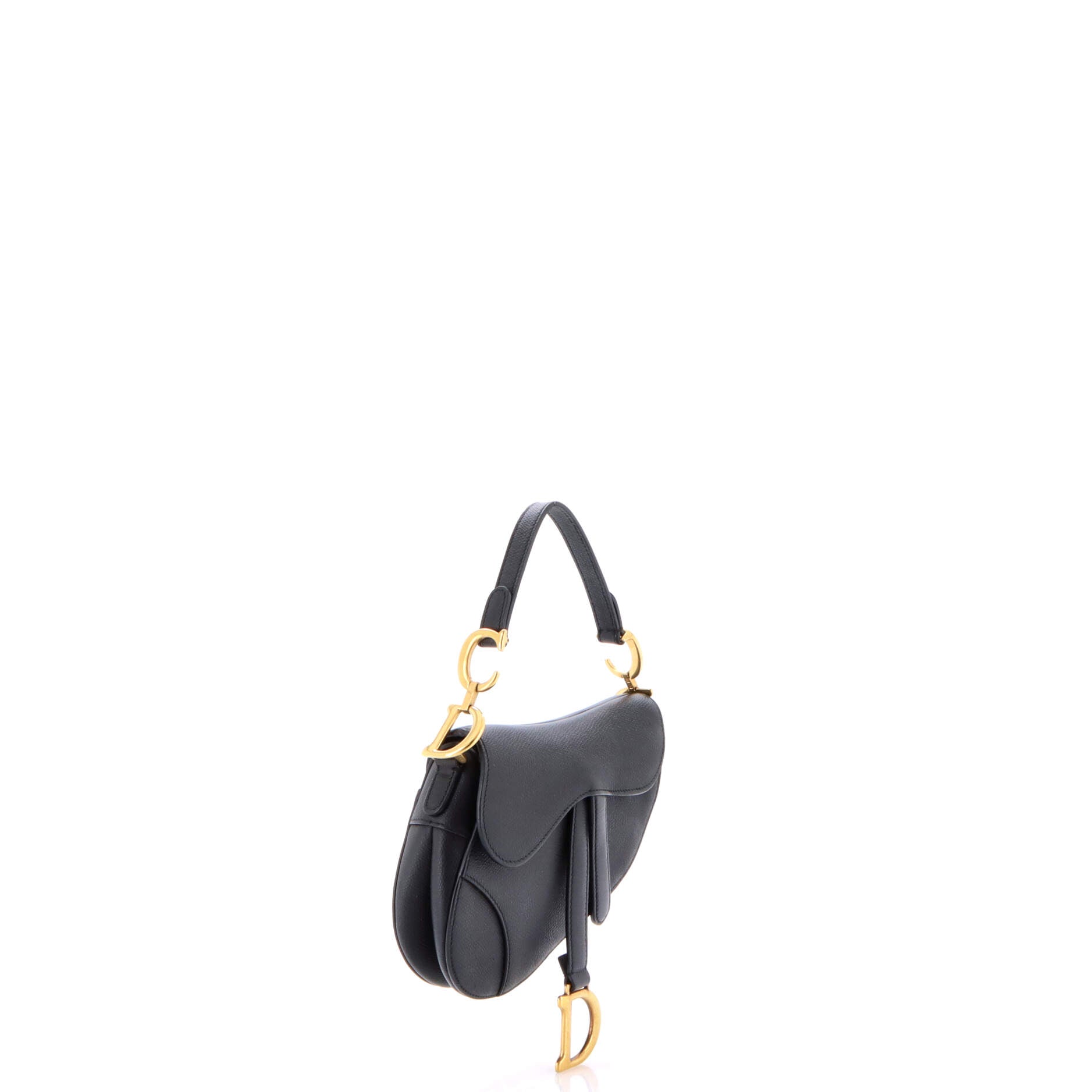 Saddle Handbag Leather Mini
