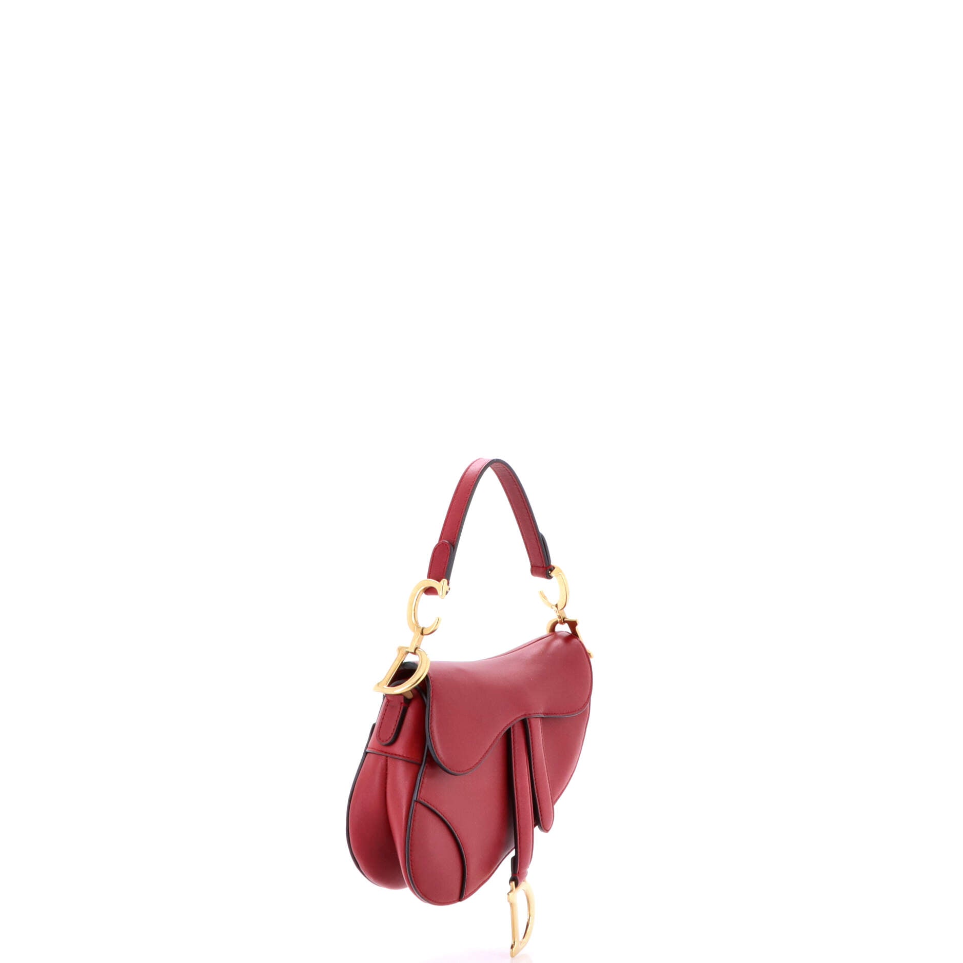 Saddle Handbag Leather Mini