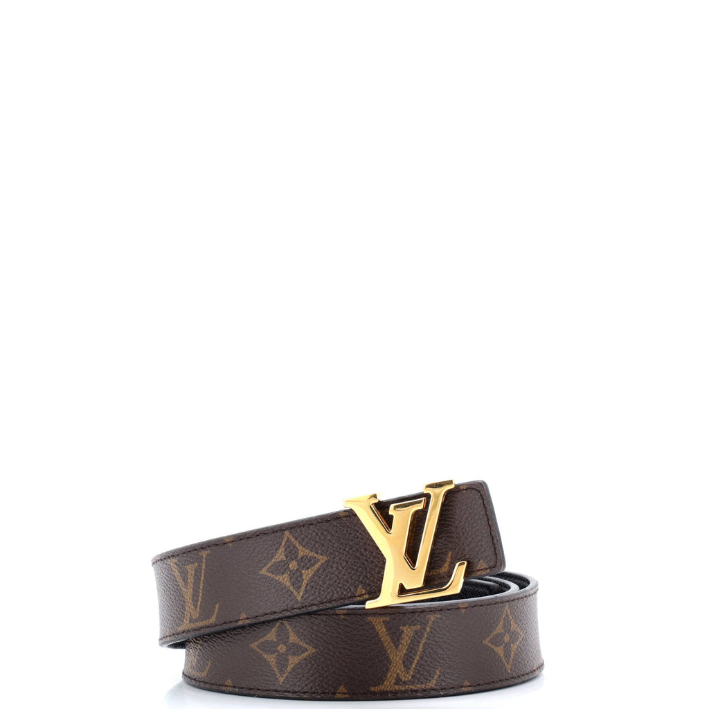 LV Initiales Reversible Belt Monogram Canvas and Leather Medium