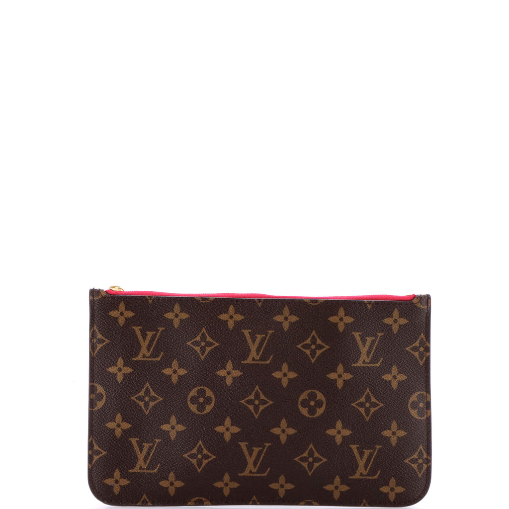 Neverfull Pochette Monogram Canvas Large