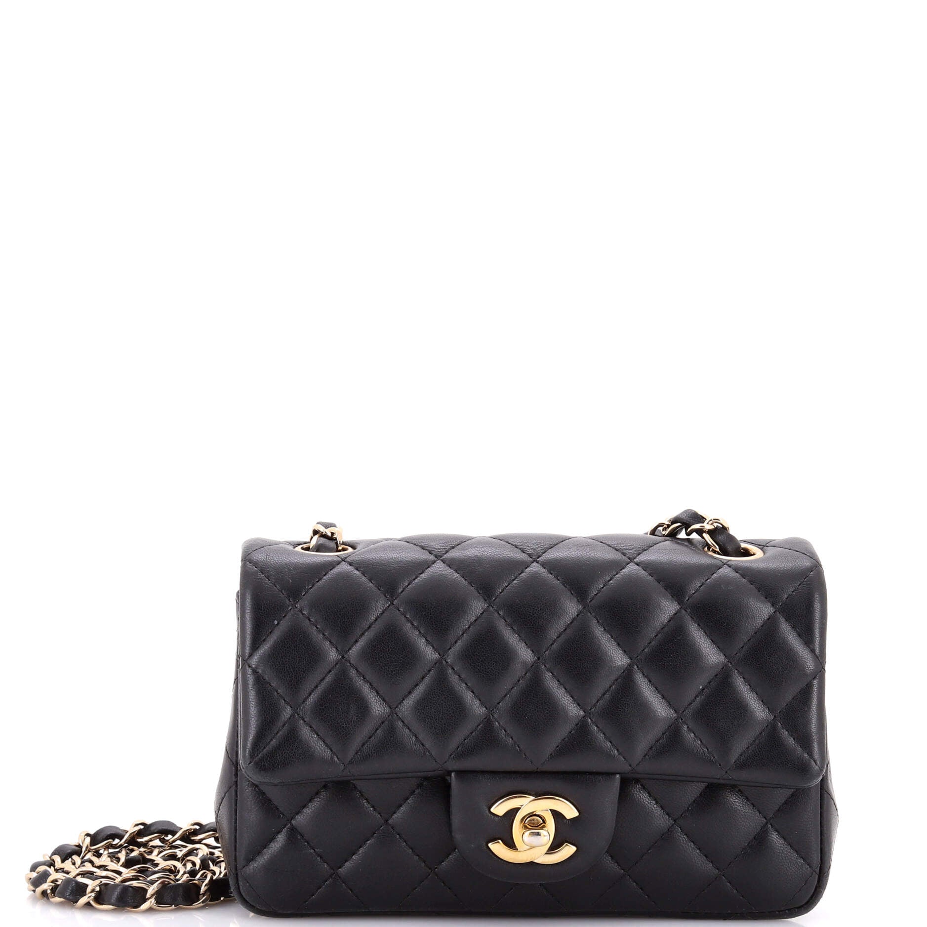 Classic Single Flap Bag Quilted Lambskin Mini