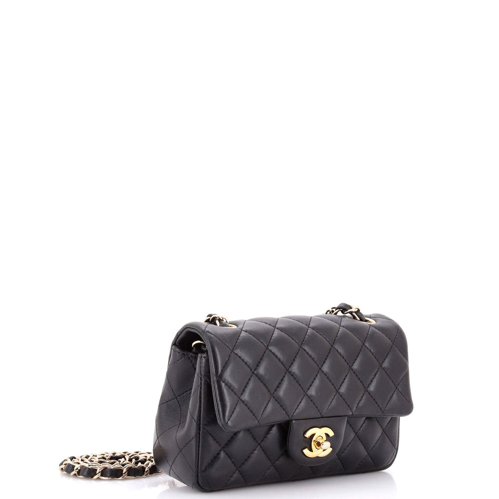Classic Single Flap Bag Quilted Lambskin Mini