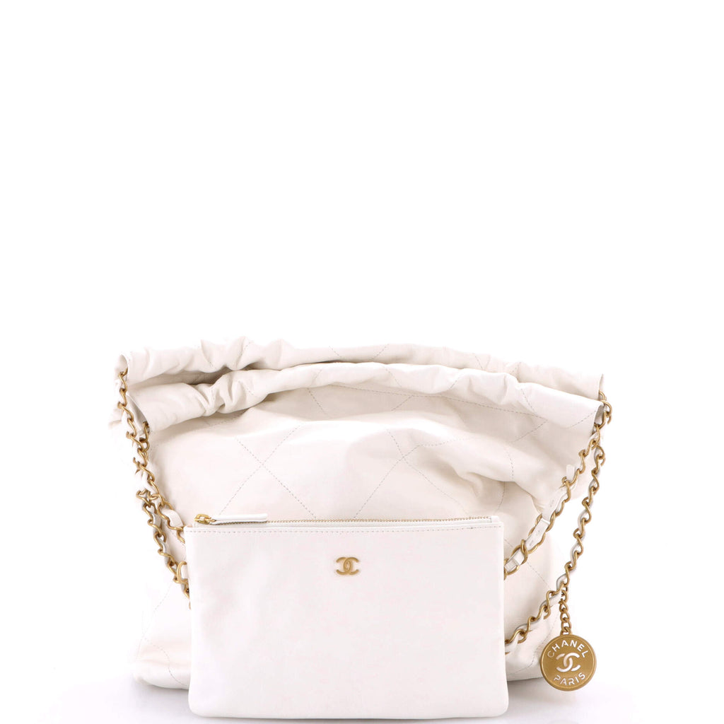 22 Chain Hobo Quilted Calfskin Small