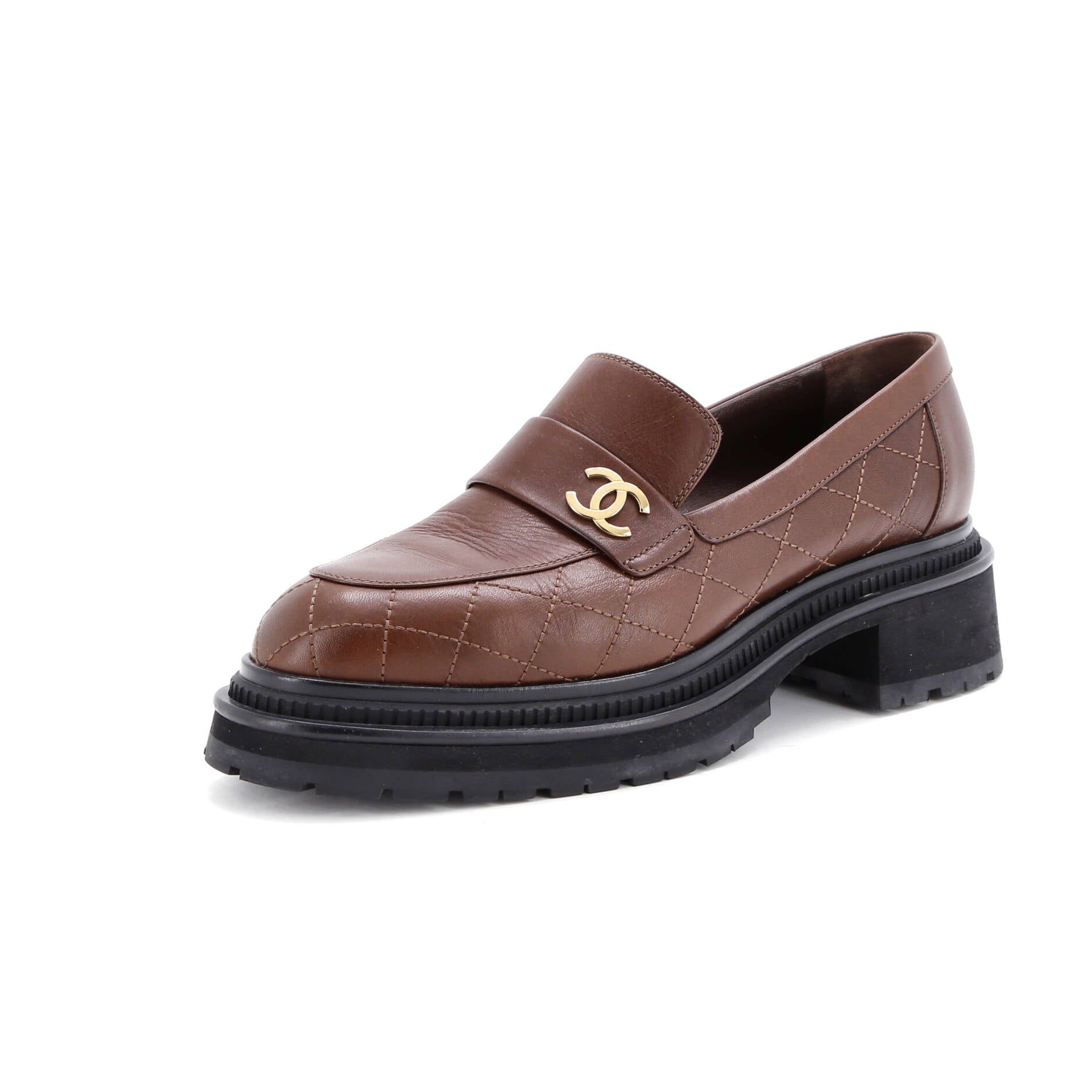 Women's CC Loafers Quilted Leather