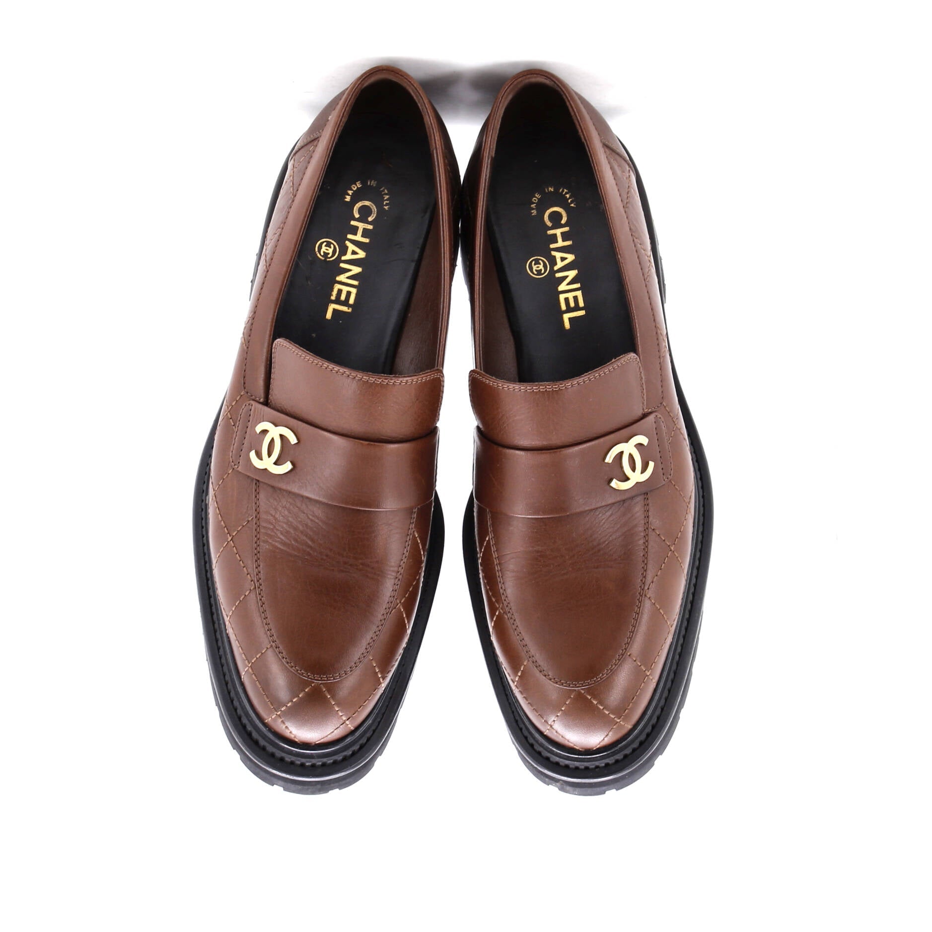 Women's CC Loafers Quilted Leather
