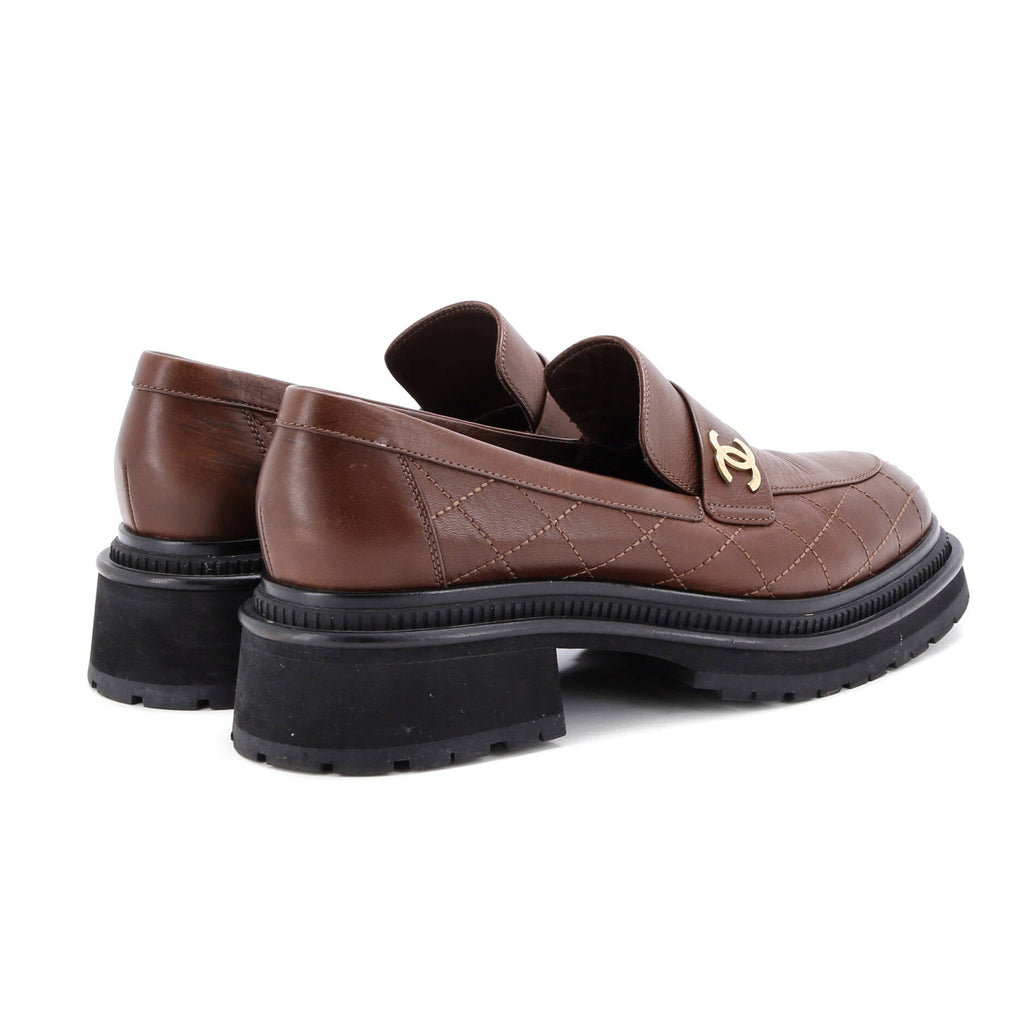 Women's CC Loafers Quilted Leather