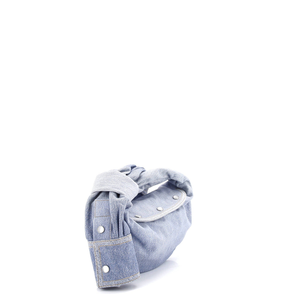 BV Jodie Hobo Shirt Effect Denim Mini