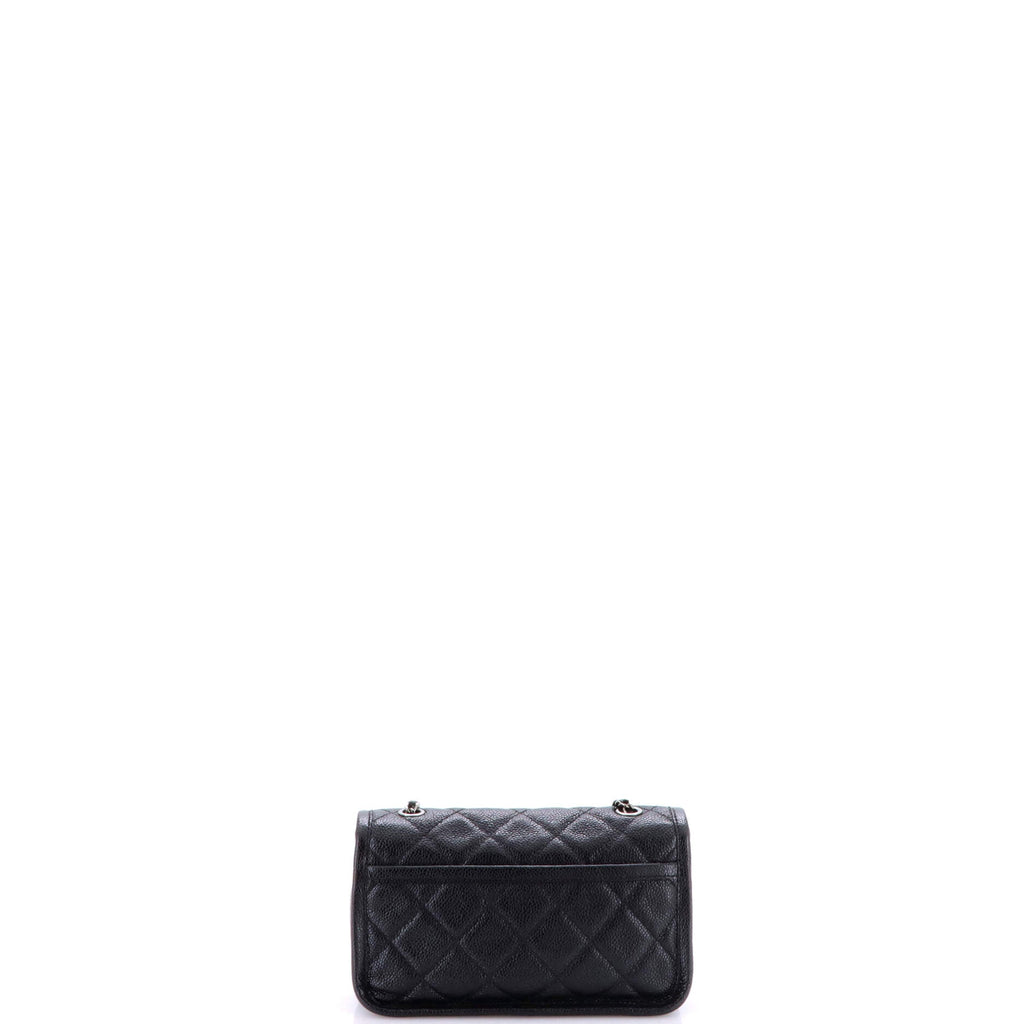 Natural Beauty Flap Bag Quilted Caviar Small