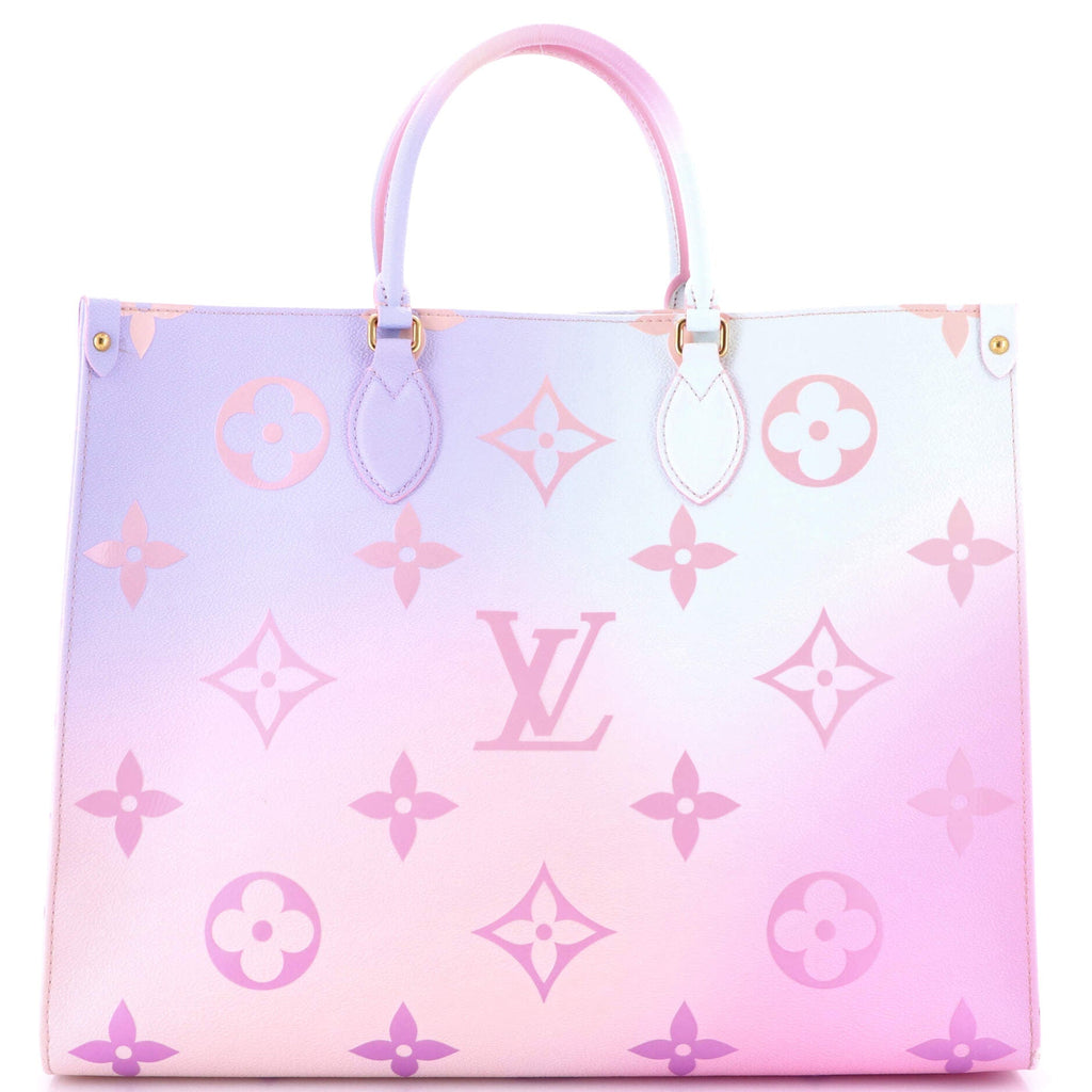 OnTheGo Tote Spring in the City Monogram Giant Canvas GM