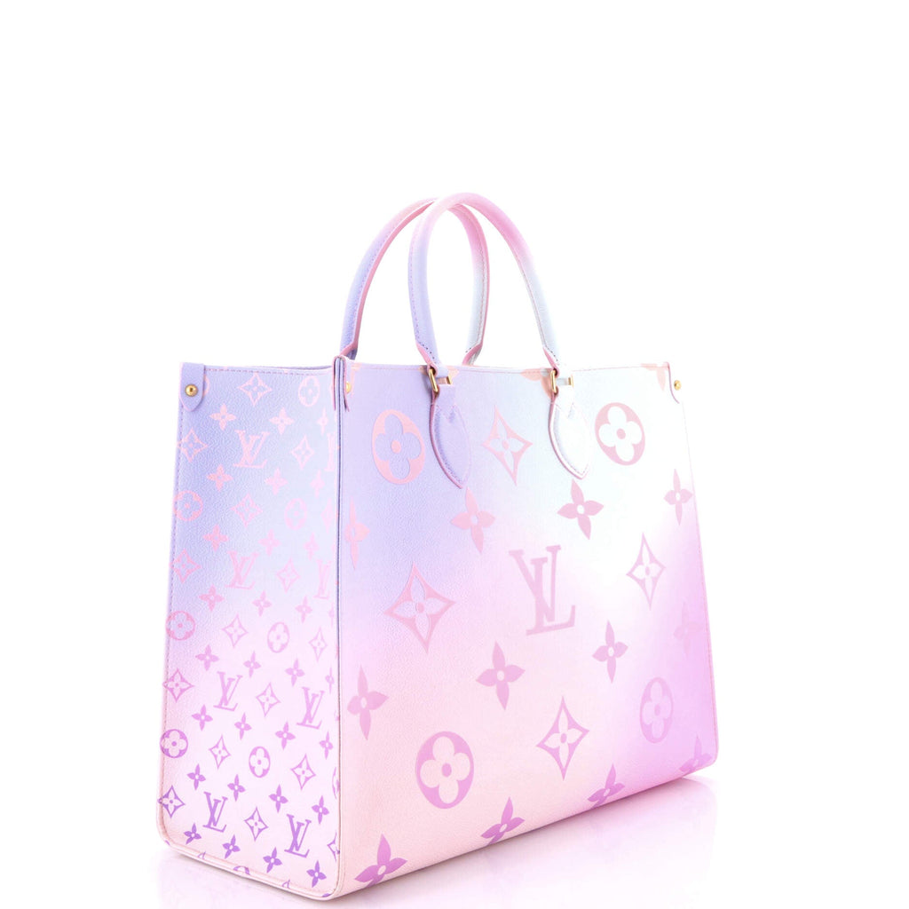 OnTheGo Tote Spring in the City Monogram Giant Canvas GM