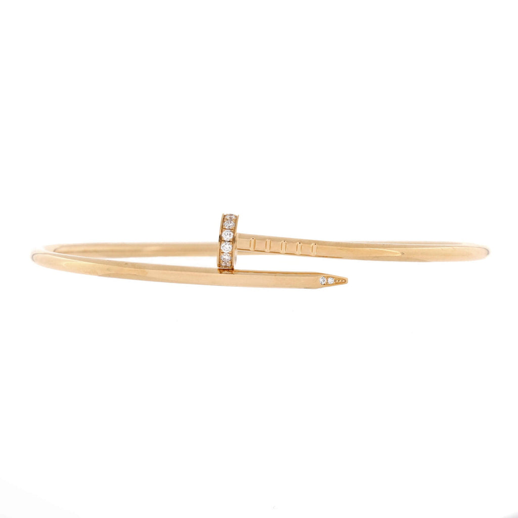Juste un Clou Bracelet 18K Yellow Gold with Diamonds Small