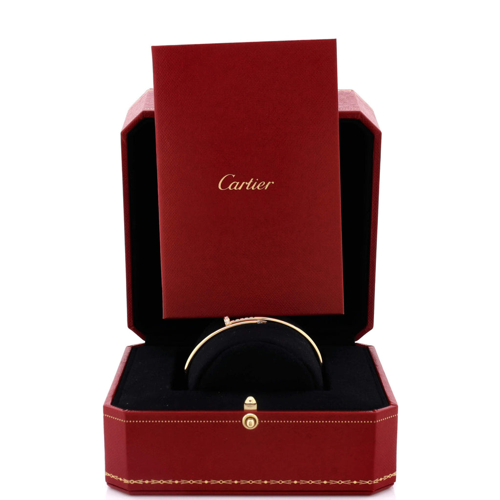 Juste un Clou Bracelet 18K Yellow Gold with Diamonds Small