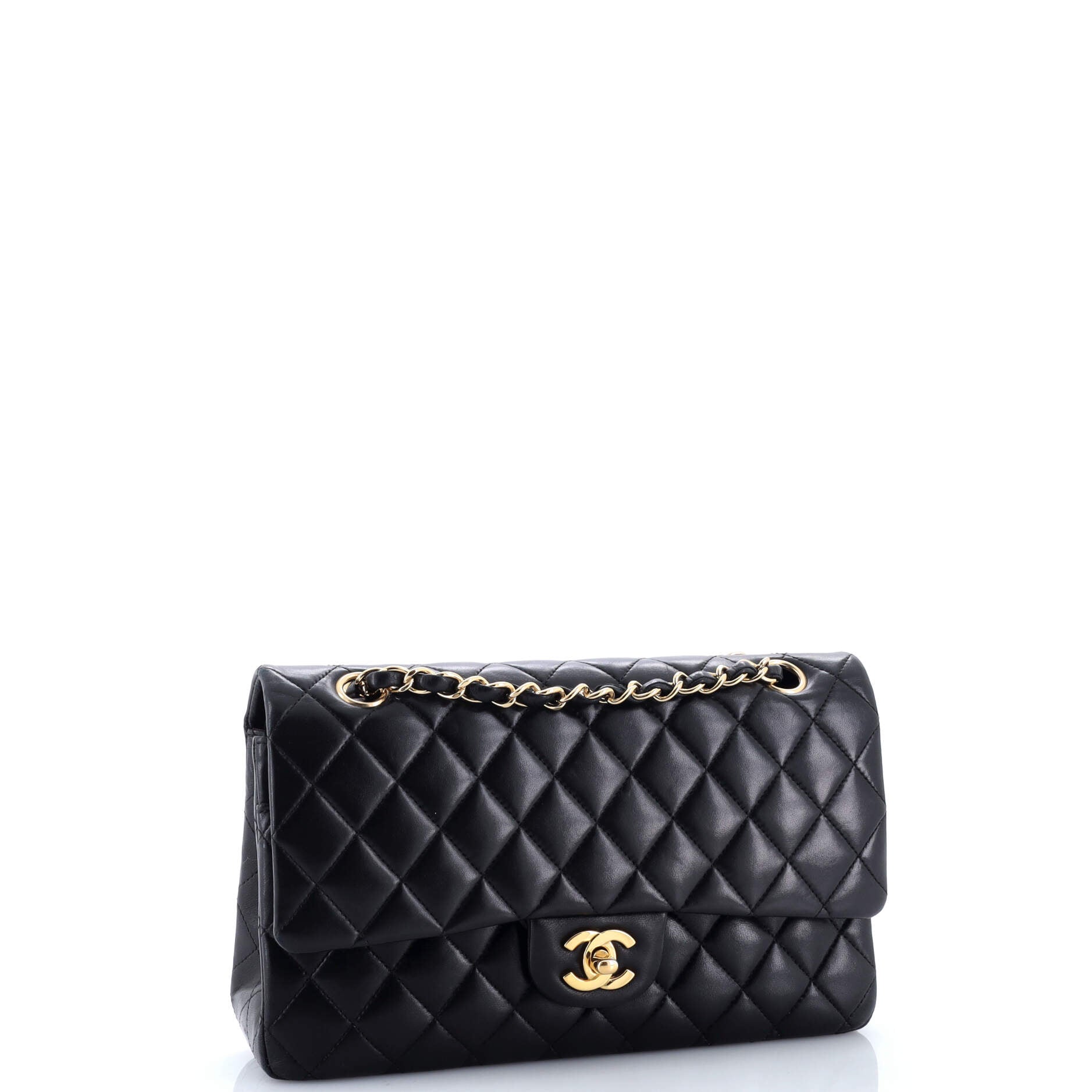 Classic Double Flap Bag Quilted Lambskin Medium