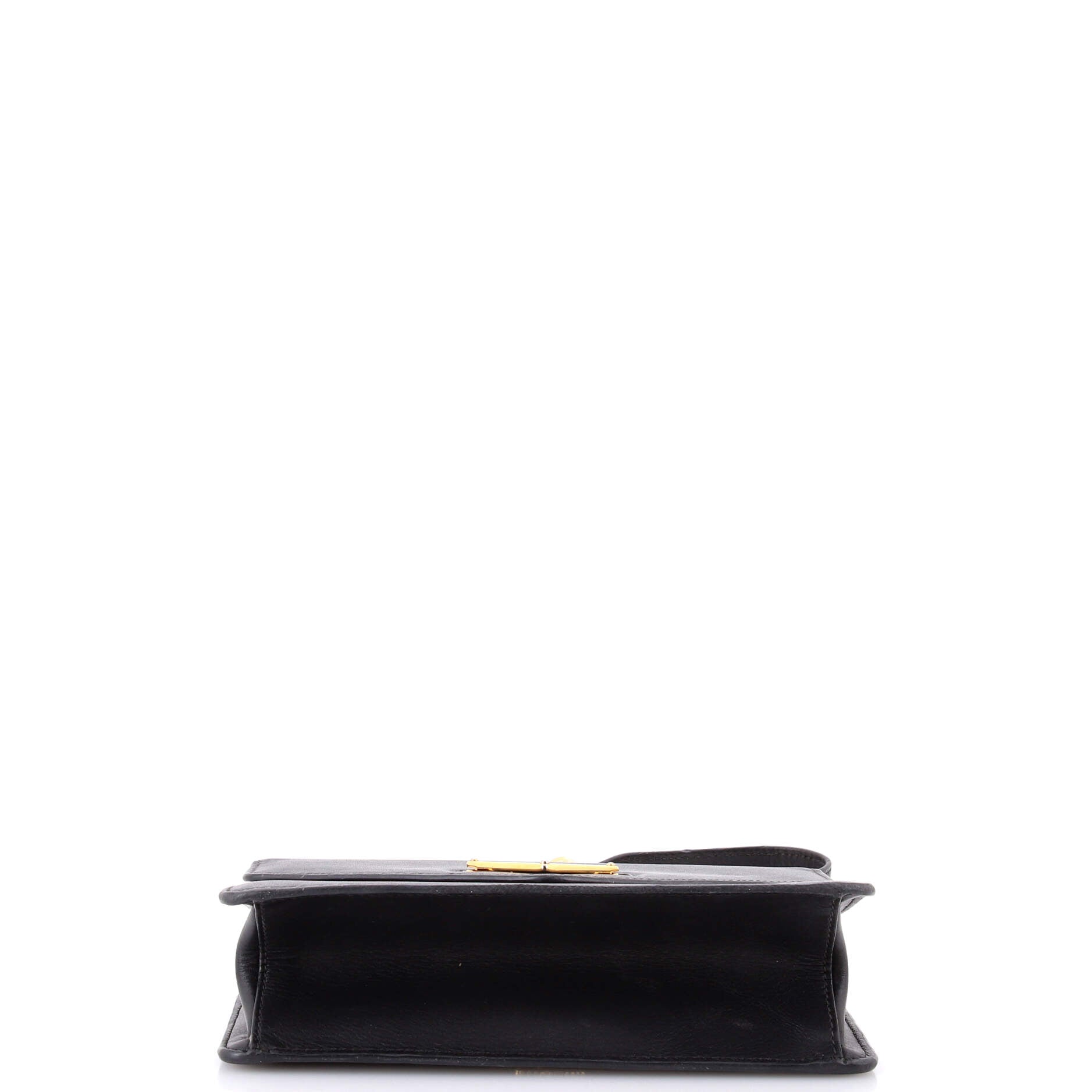 Envelope Flap Chain Shoulder bag Saffiano Leather Small