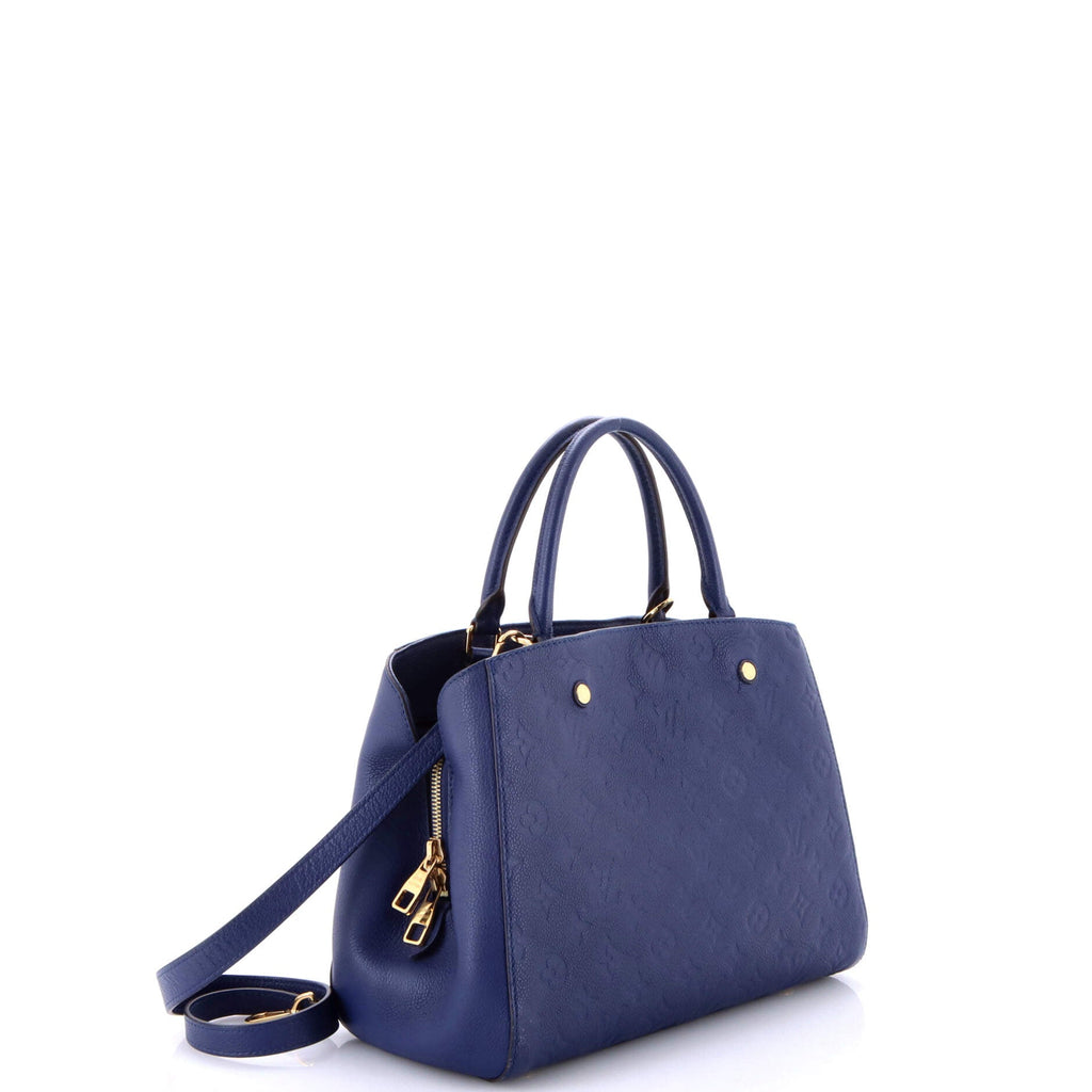 Montaigne Handbag Monogram Empreinte Leather MM