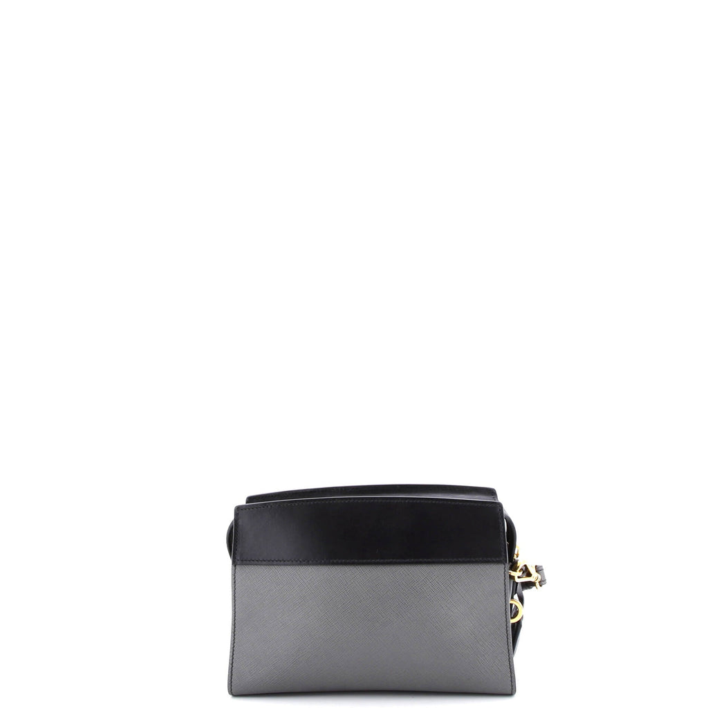 Esplanade Crossbody Bag Saffiano with City Calf Small