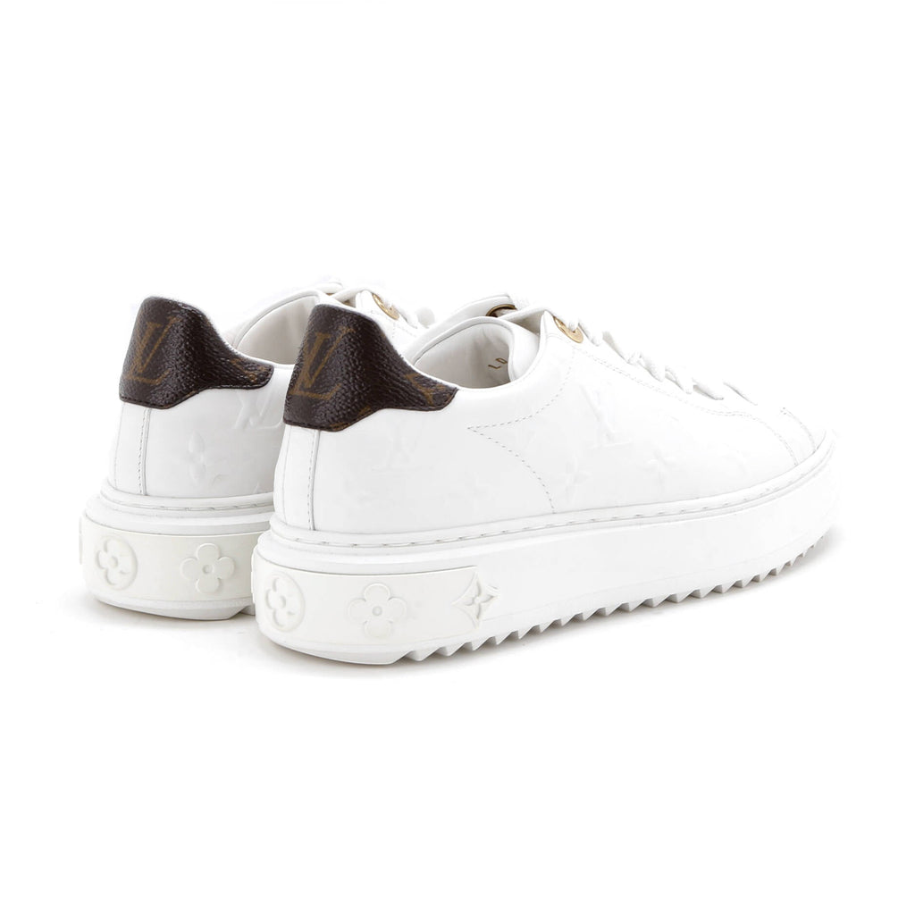 Women's Time Out Sneakers Monogram Embossed Leather