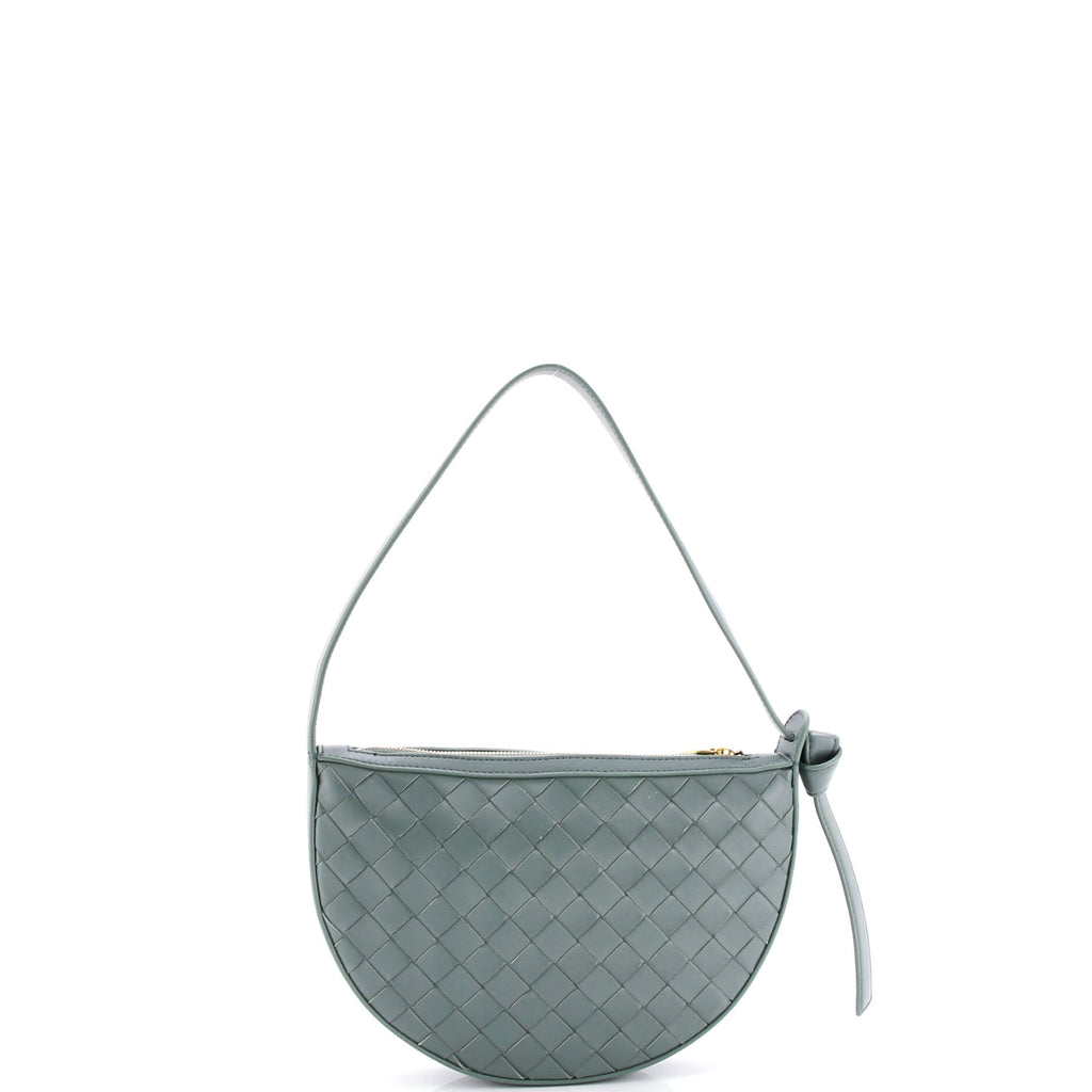 Sunrise Shoulder Bag Intrecciato Leather Mini