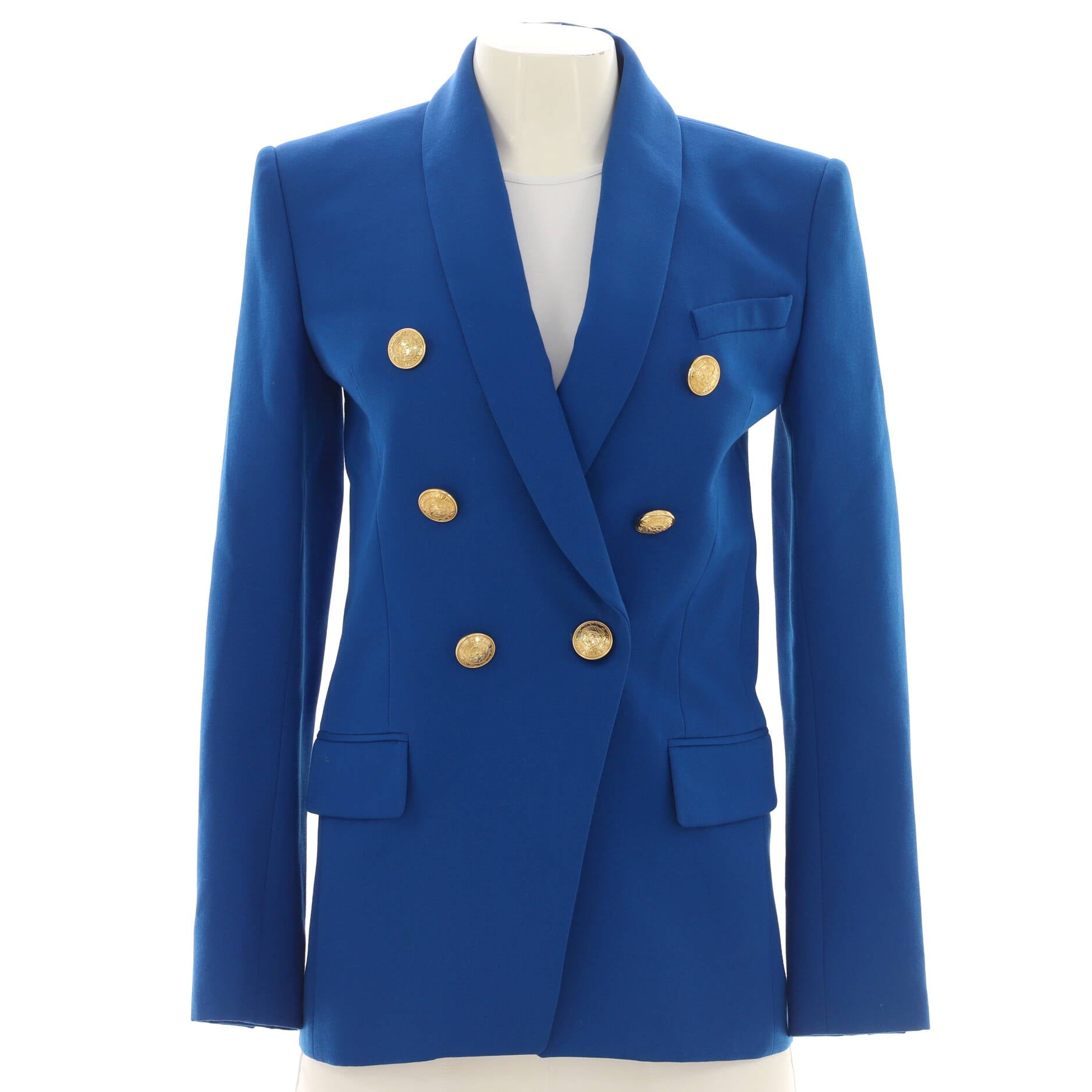 Women's Double Breasted Blazer Wool