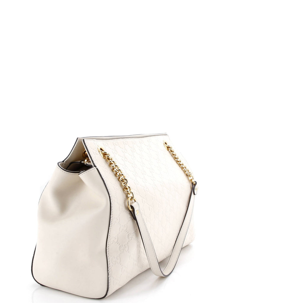 Soft Signature Shoulder Bag Guccissima Leather Large