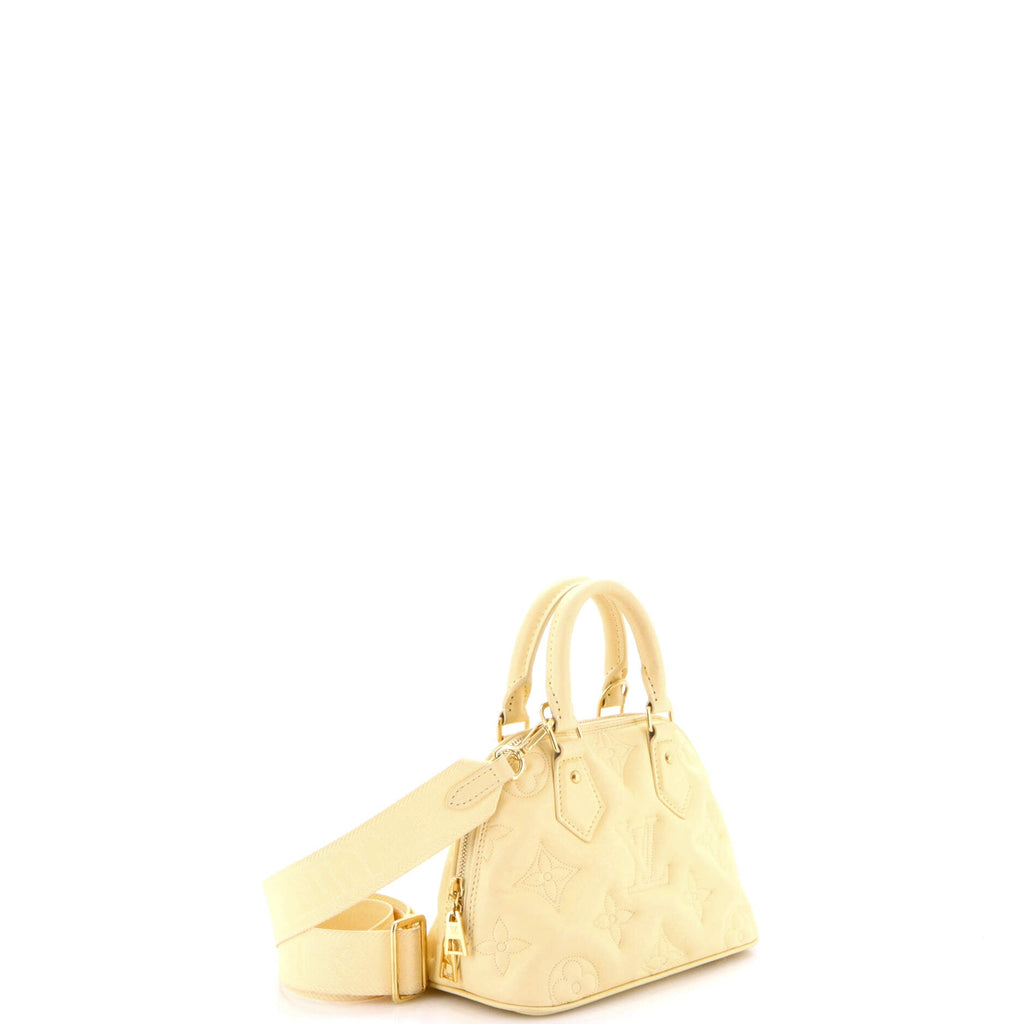 Alma Handbag Bubblegram Leather BB