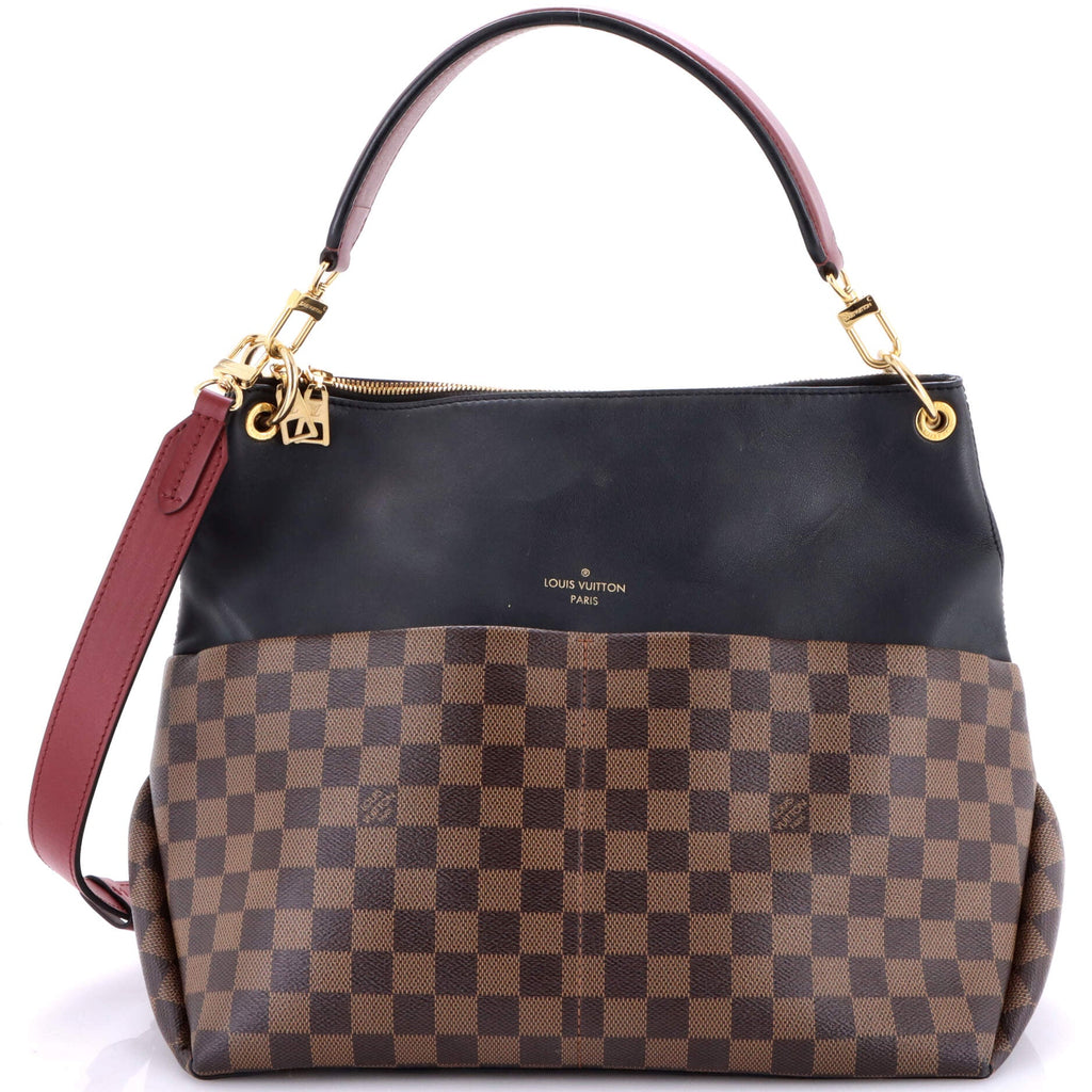 Maida Handbag Damier with Leather