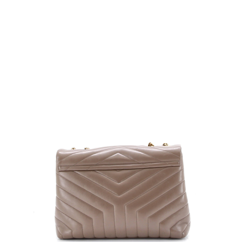 Loulou Shoulder Bag Matelasse Chevron Leather Medium