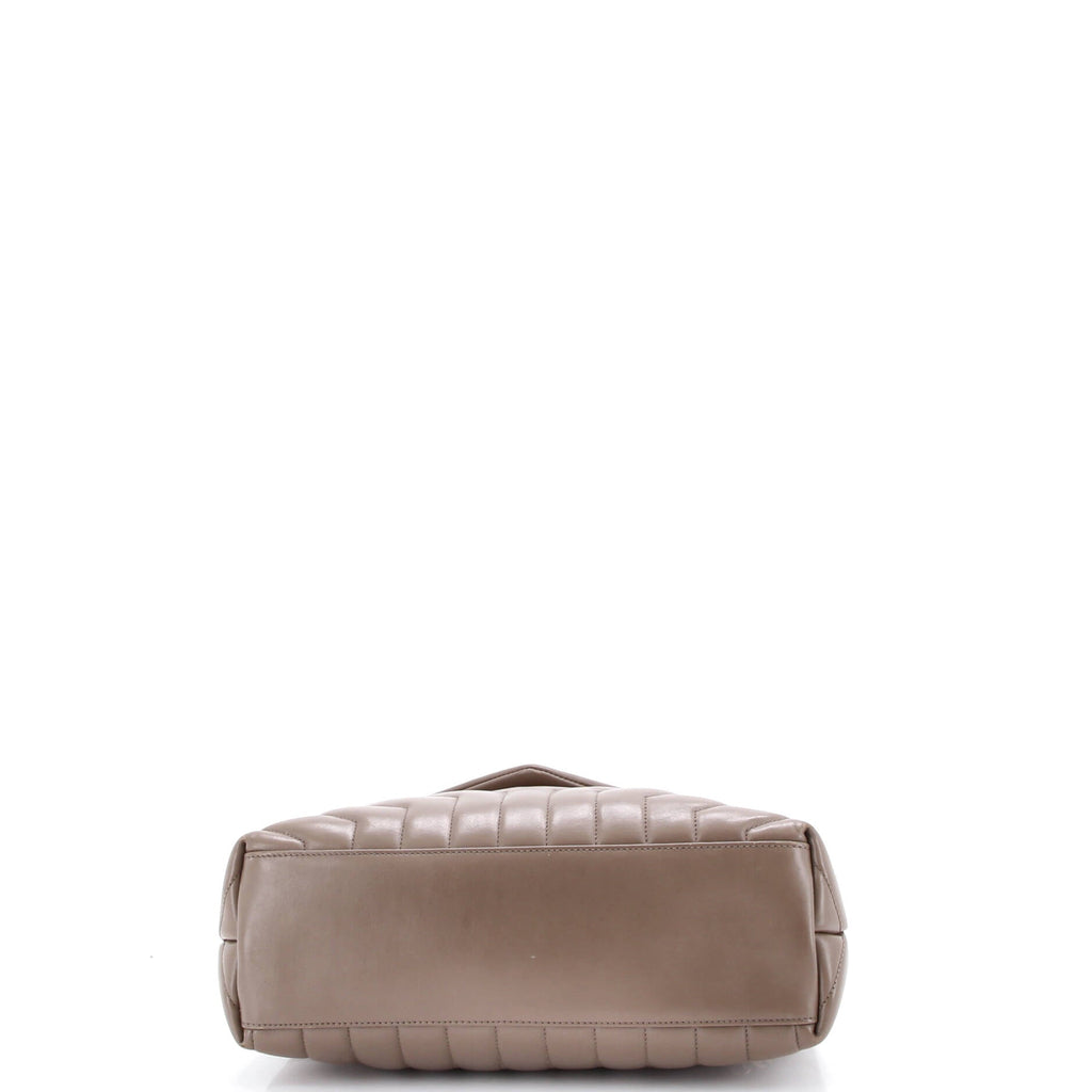 Loulou Shoulder Bag Matelasse Chevron Leather Medium