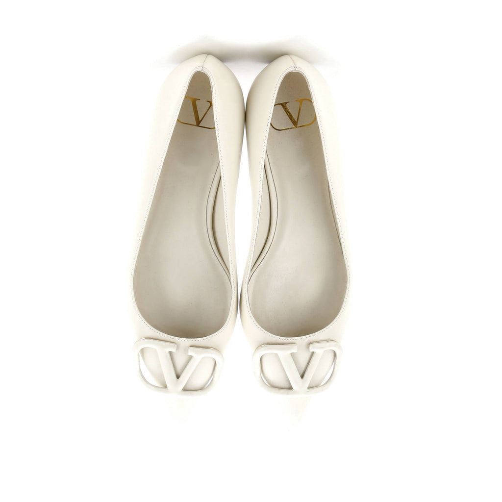 Women's VLogo Flats Leather