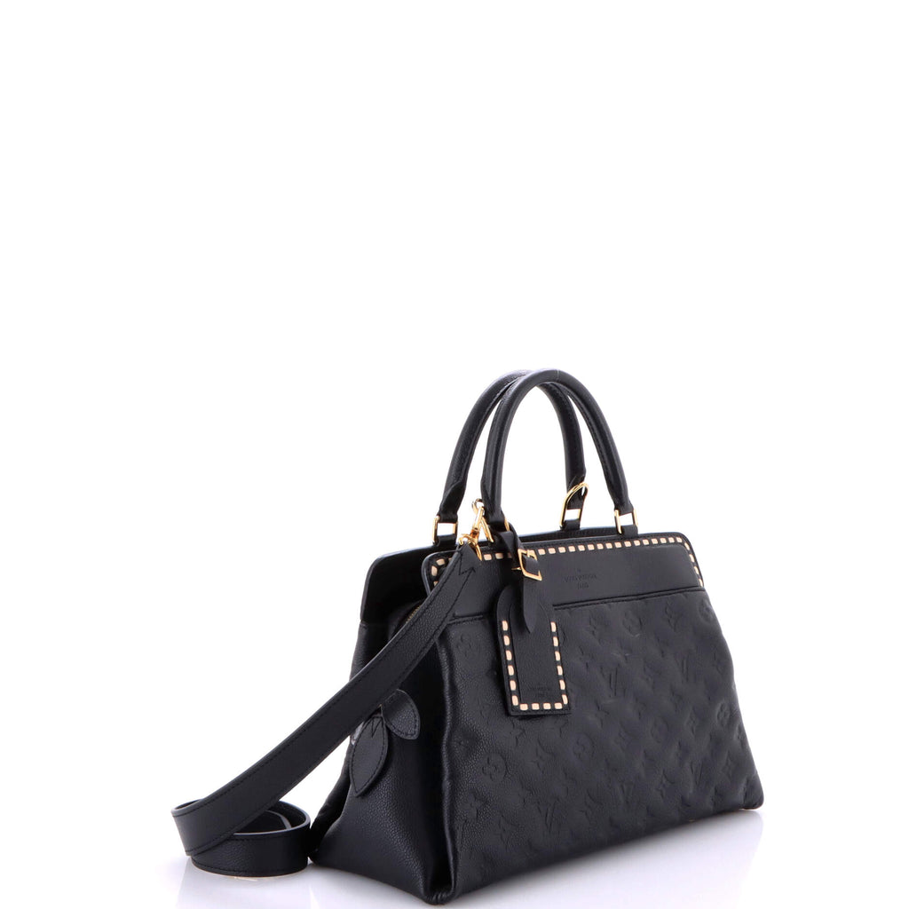 Vosges Handbag Whipstitch Monogram Empreinte Leather MM