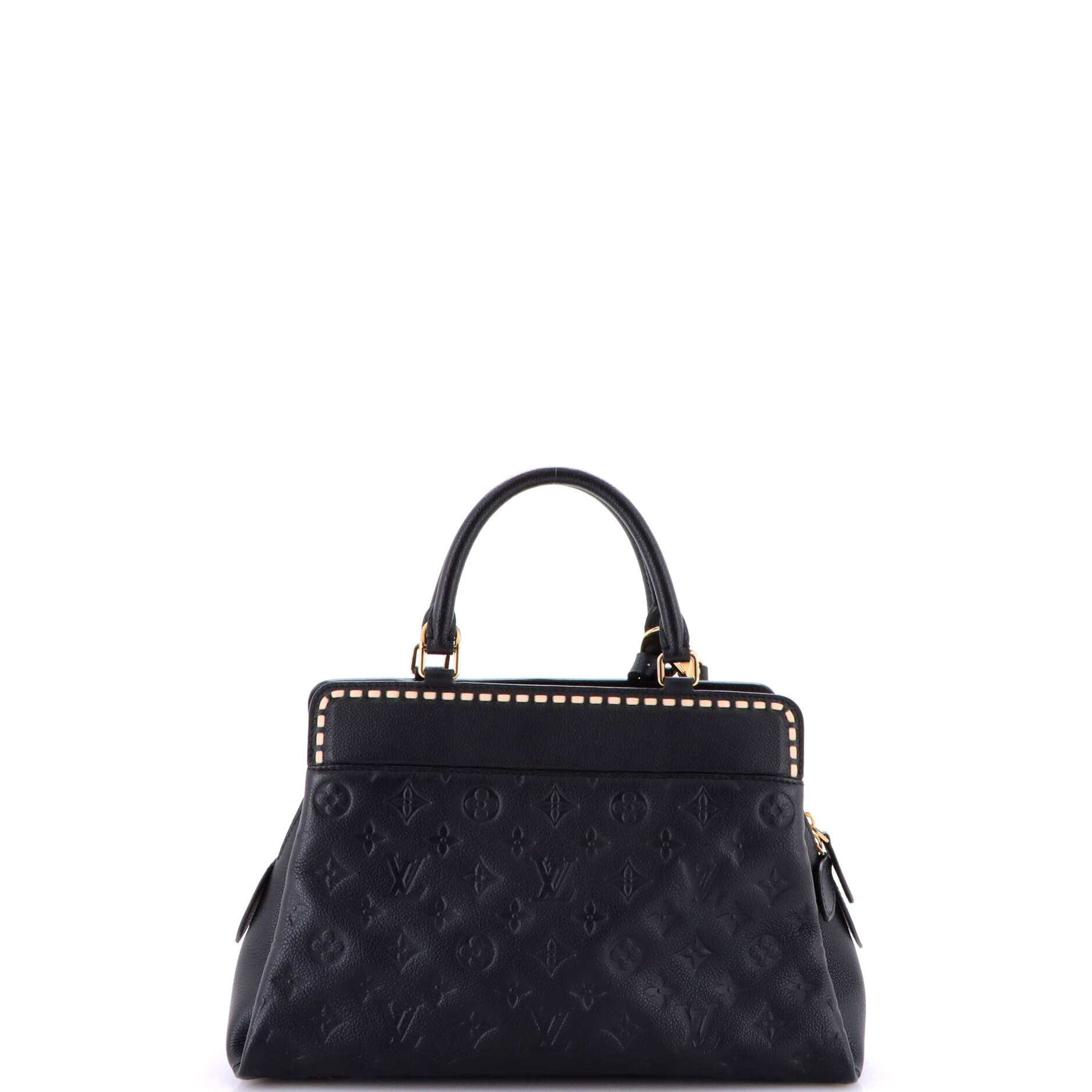 Vosges Handbag Whipstitch Monogram Empreinte Leather MM