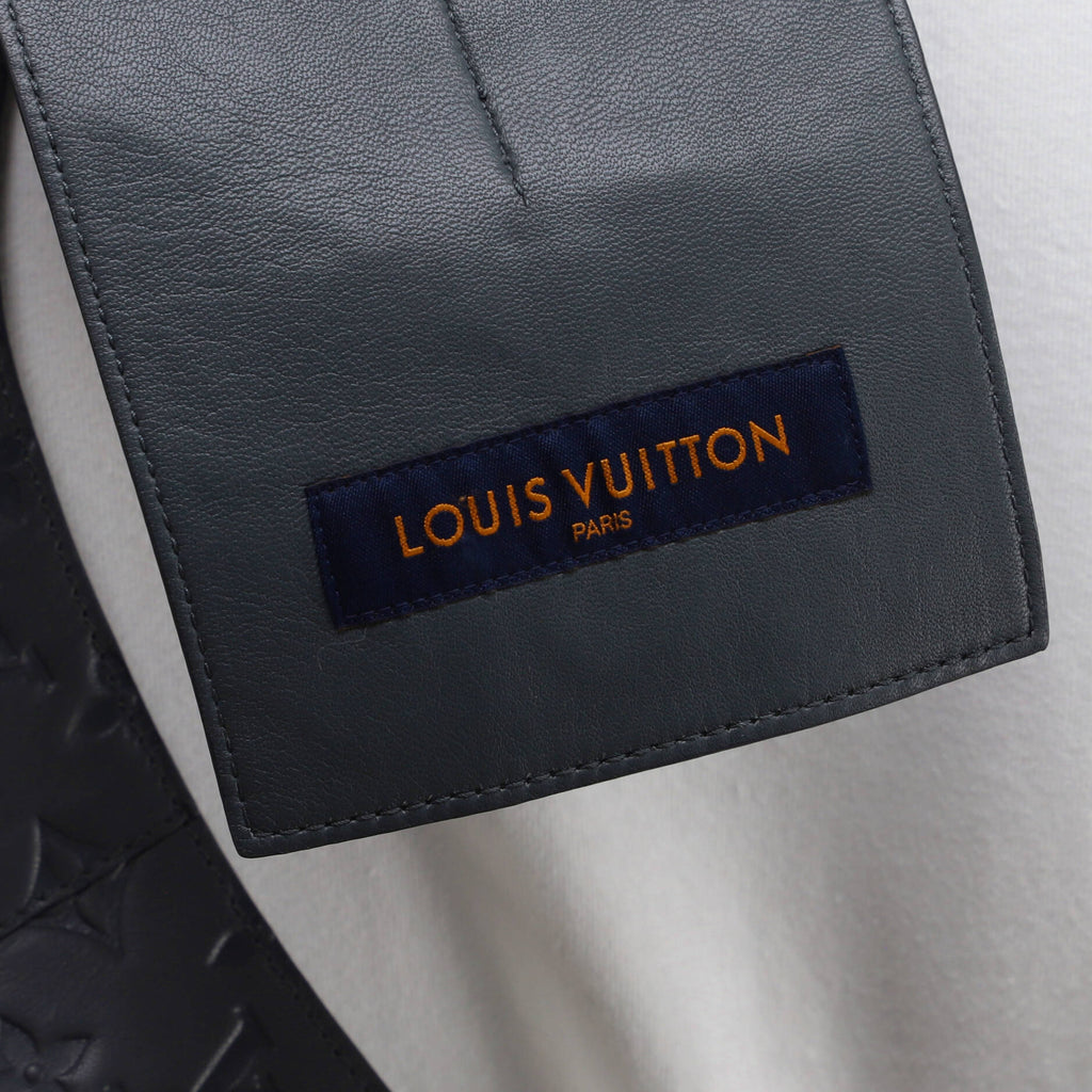 Men's Presbyopia Vest Monogram Embossed Leather