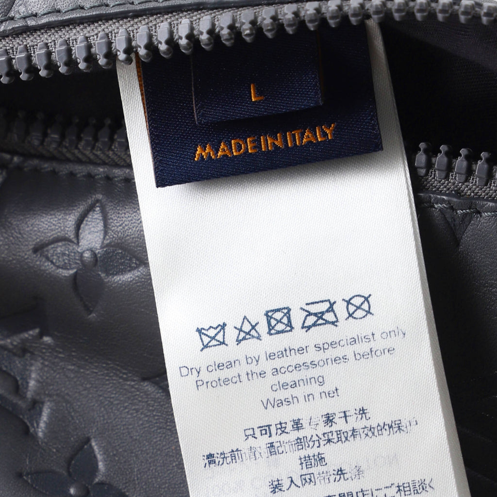 Men's Presbyopia Vest Monogram Embossed Leather