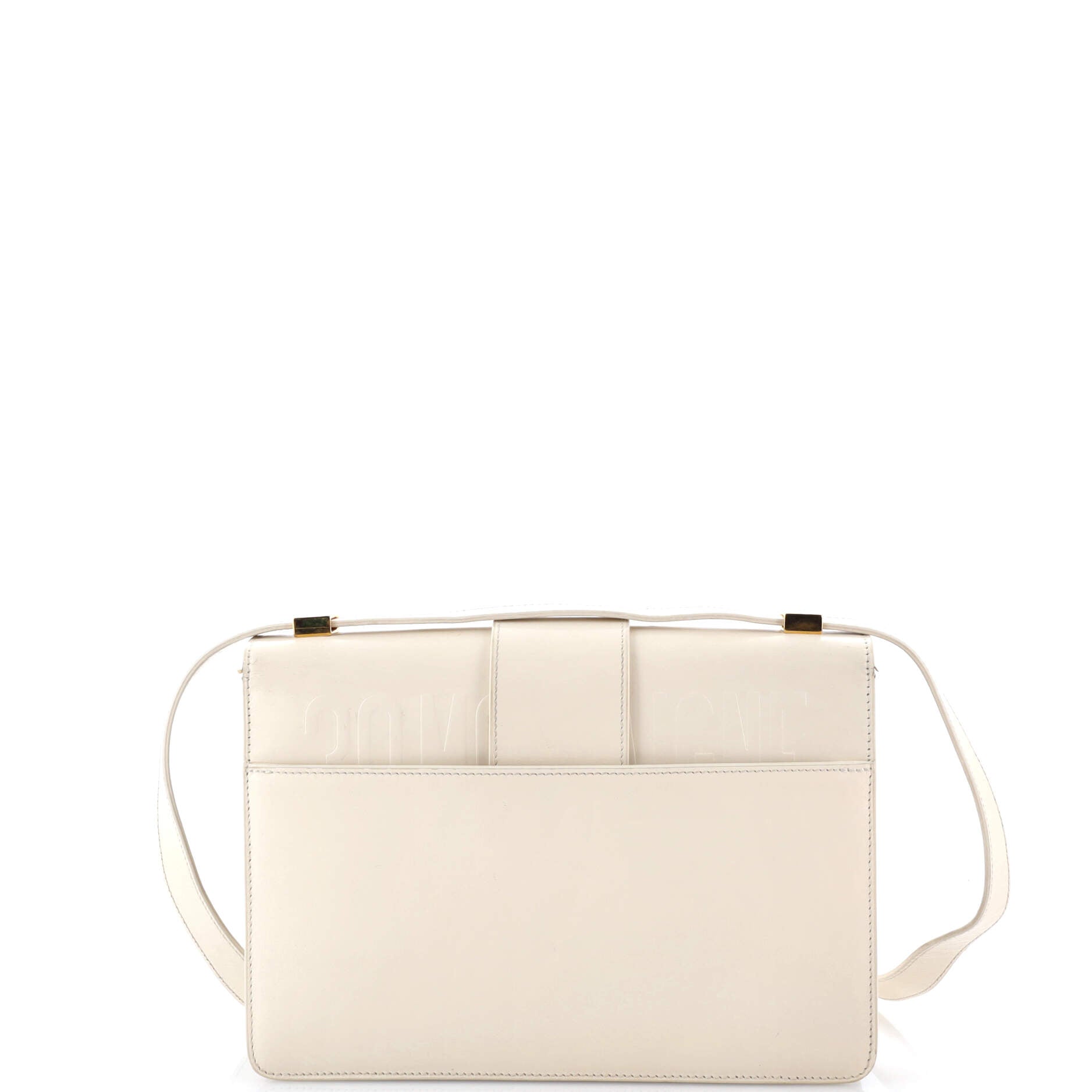 30 Montaigne Flap Bag Leather