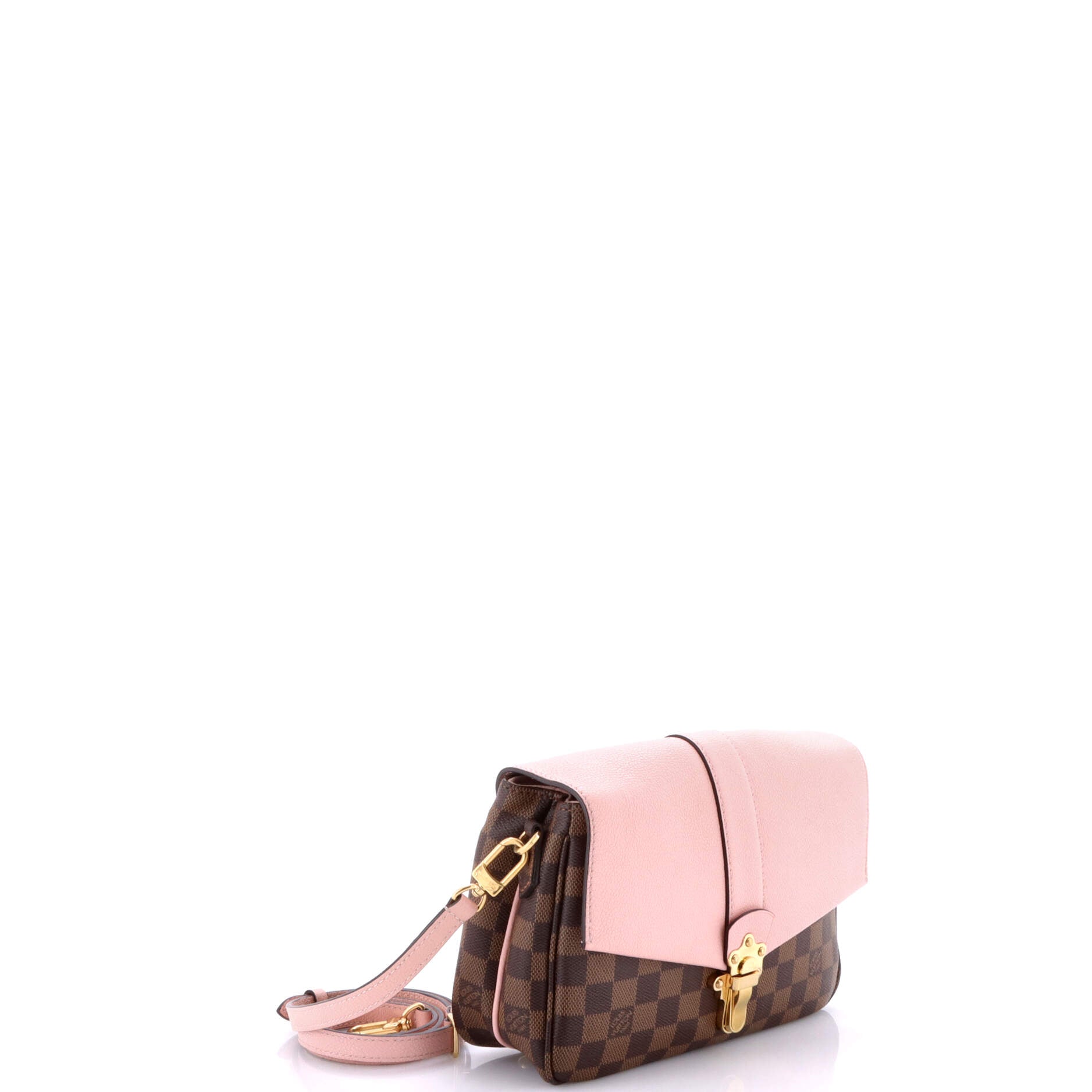 Clapton Handbag Damier and Leather PM